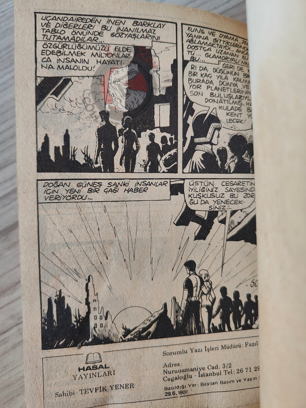 Uzay #2 1981 Turkish Comic Turkey Space Science Fiction