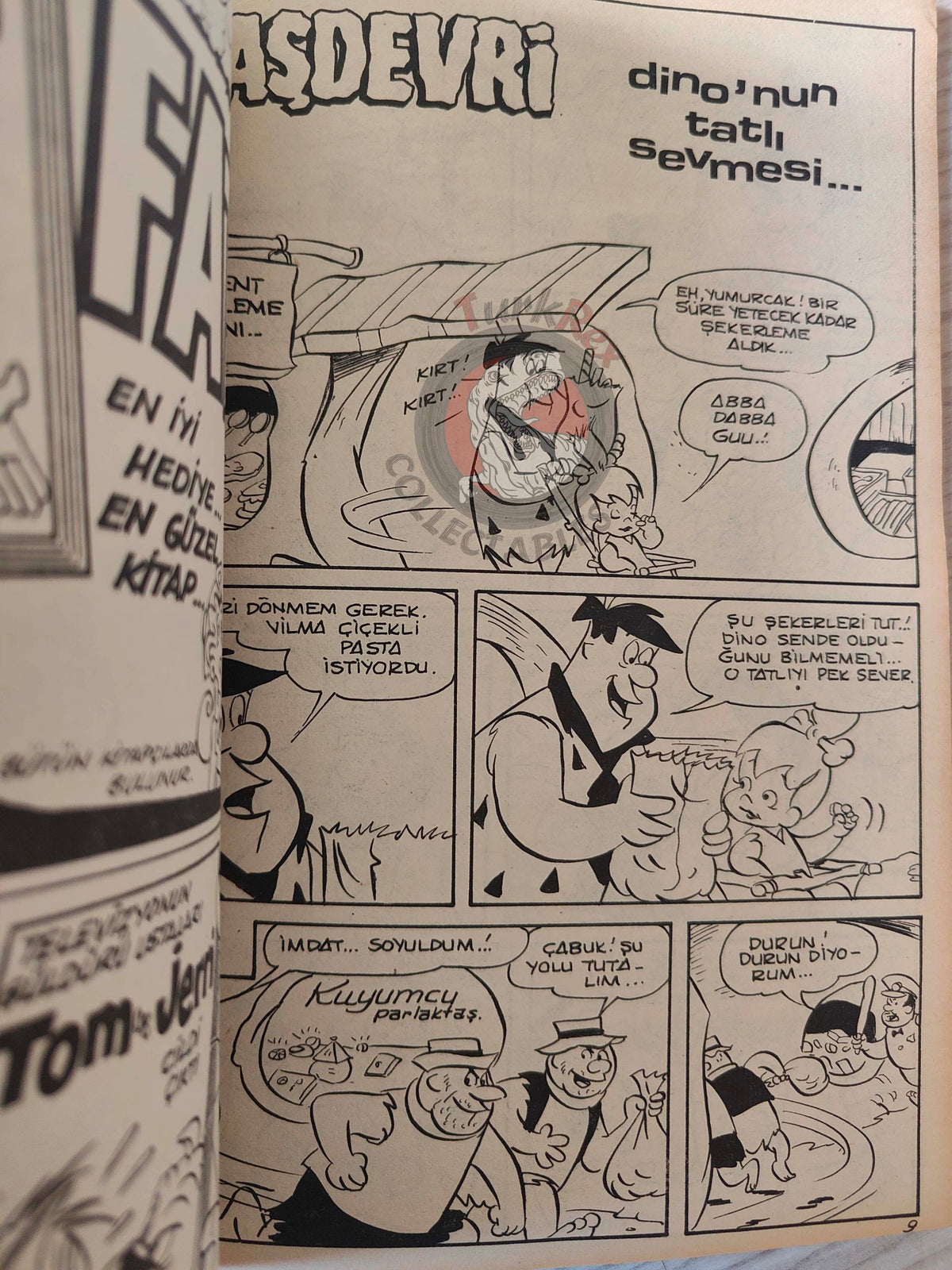 The Flintstones –  Altın Seri #11 80s Turkish Comic Turkey