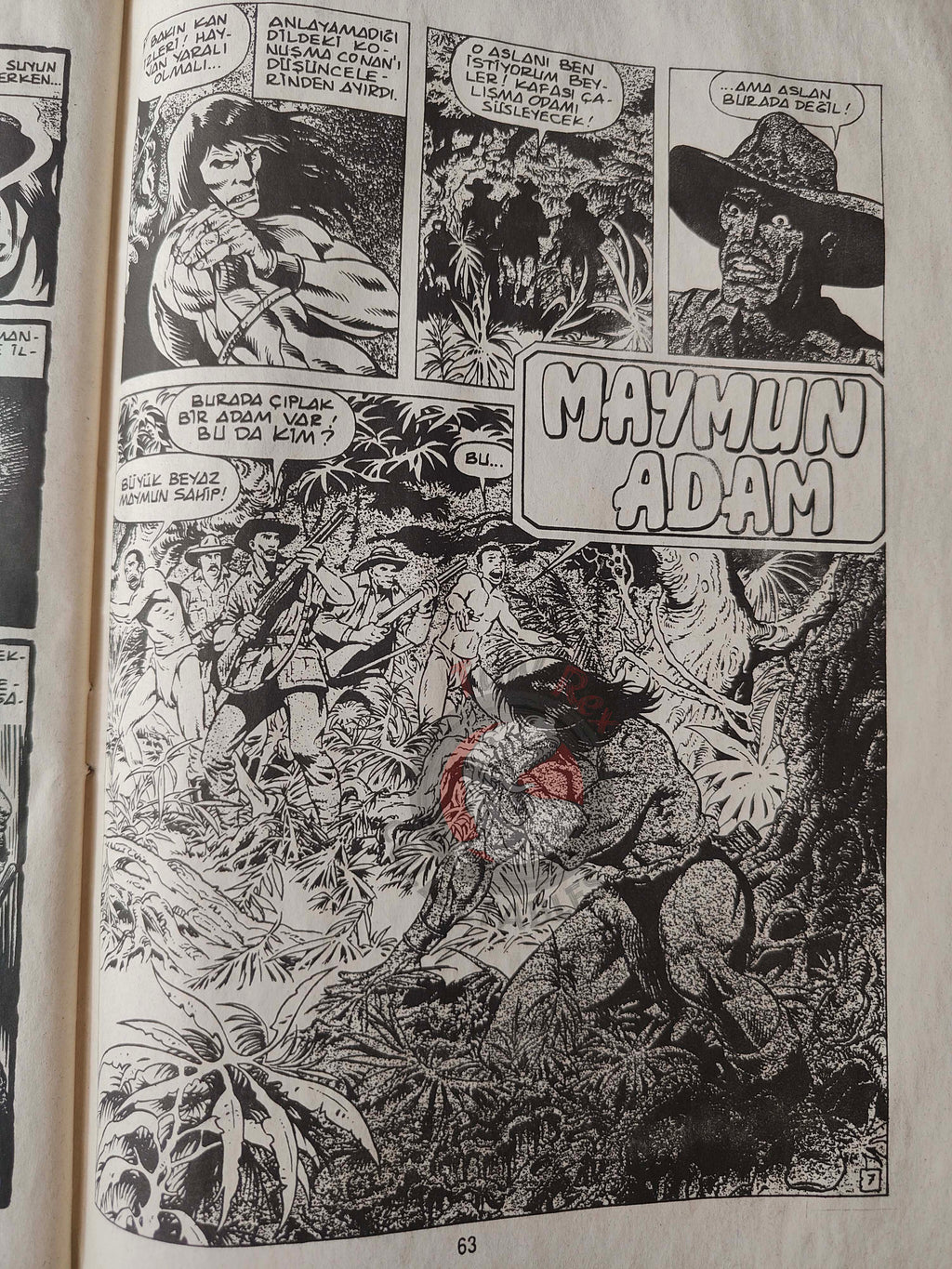 Conan & Tarzan #198 1994 Turkish Comic Turkey