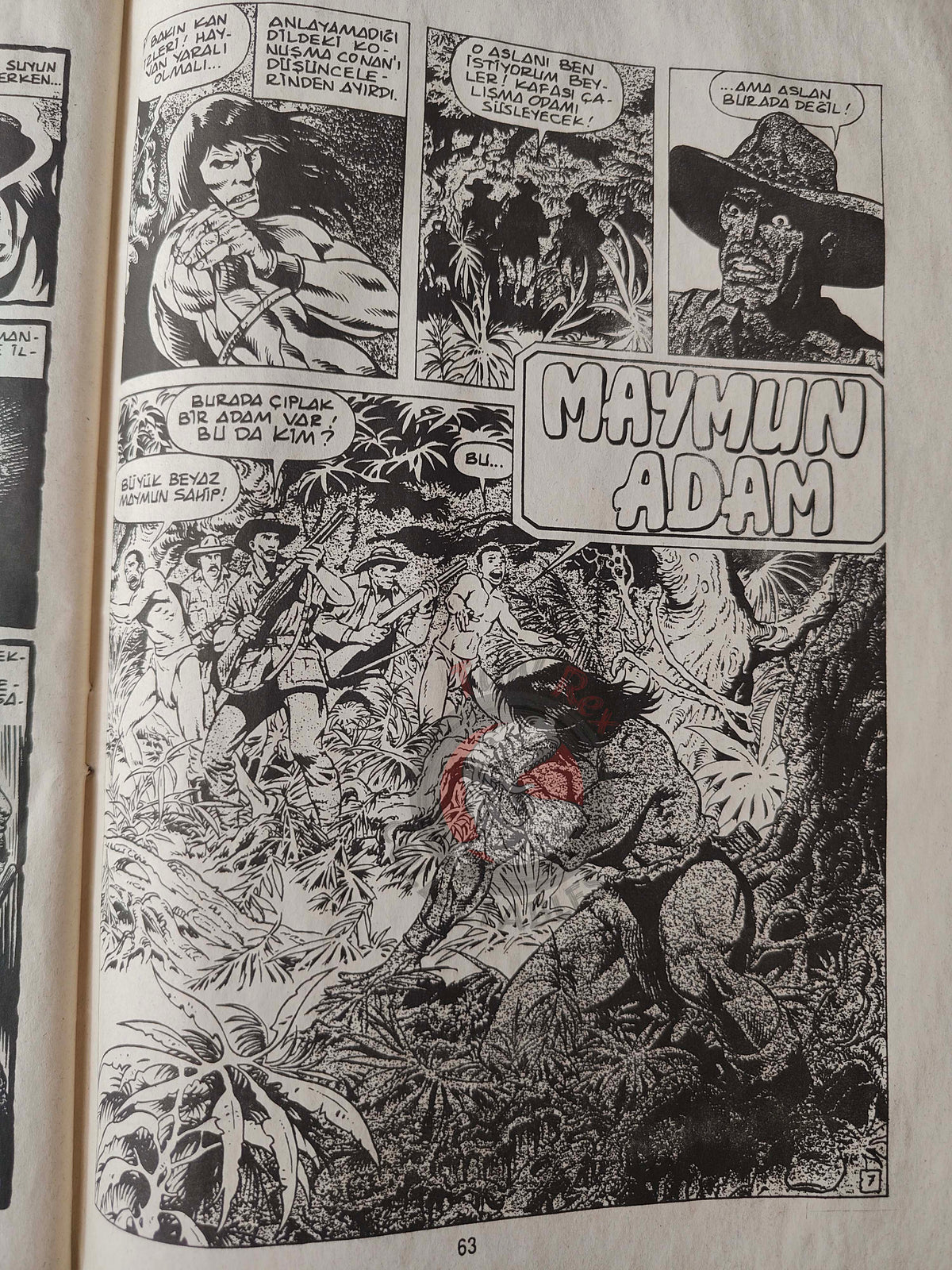 Conan & Tarzan #198 1994 Turkish Comic Turkey
