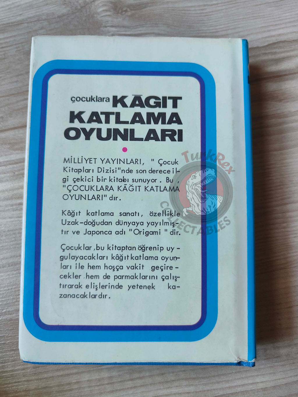 Origami: Paper Folding  1972 HC/DJ Turkish Book Turkey Illustrated