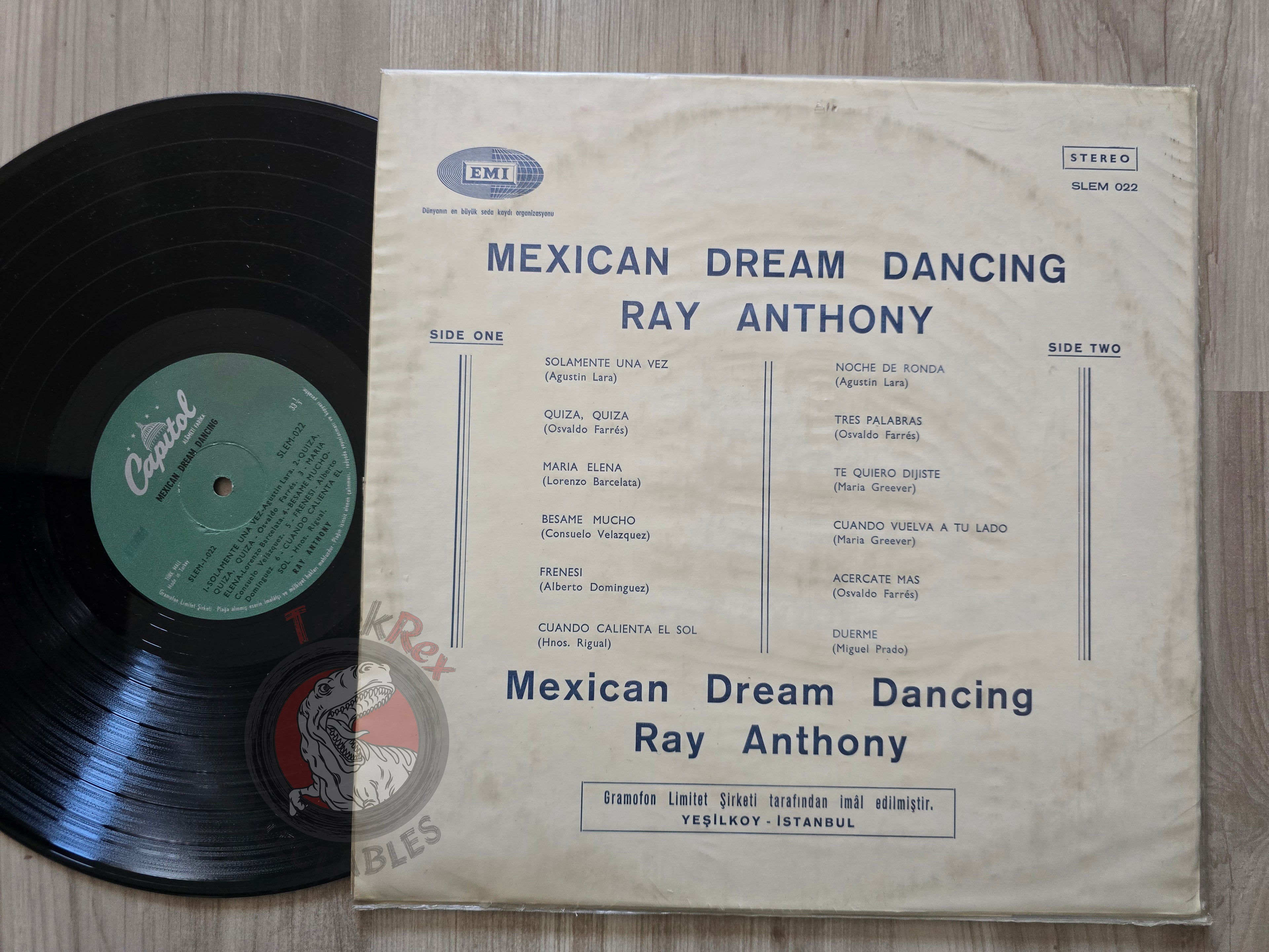 Ray Anthony – Mexican Dream Dancing Turkish Pressing Vinyl Turkey Edition