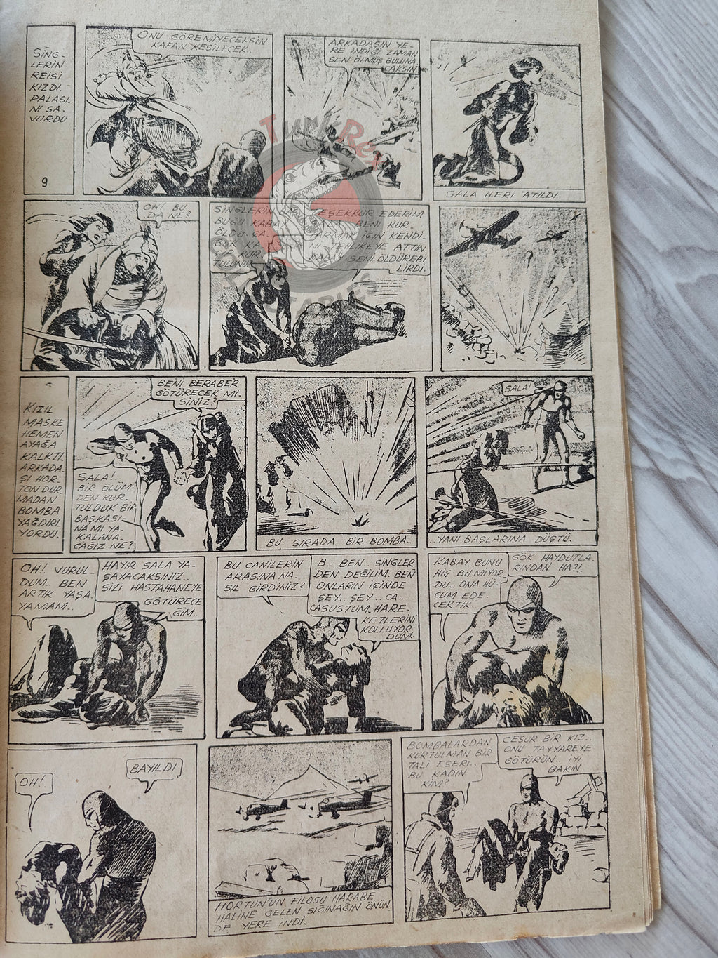 The Phantom 1944 The Singh Brotherhood / The Sky Band Turkish Comic Turkey