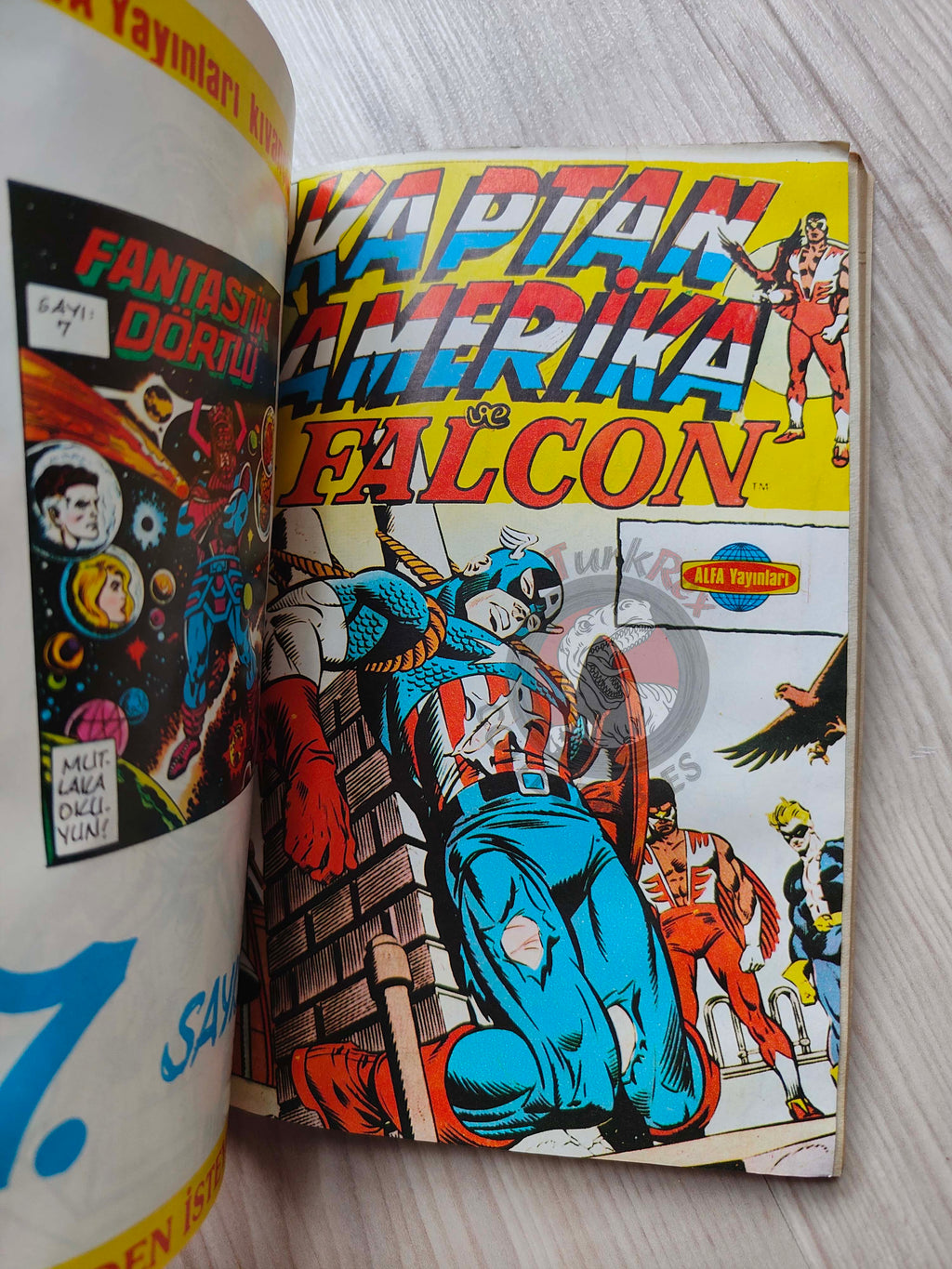 Captain America – Volume 4 1989 Turkish Comic Turkey Falcon