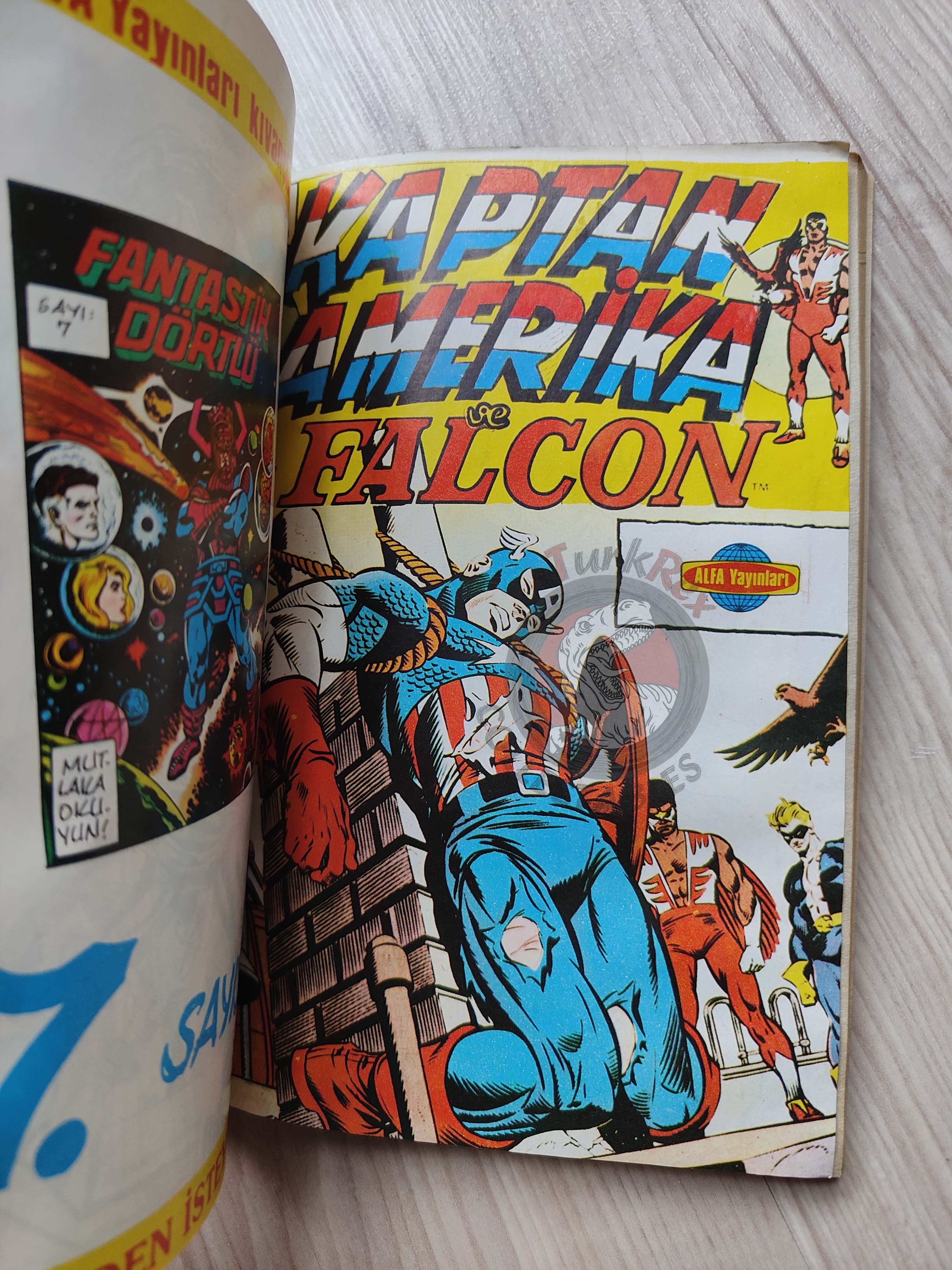 Captain America – Volume 4 1989 Turkish Comic Turkey Falcon