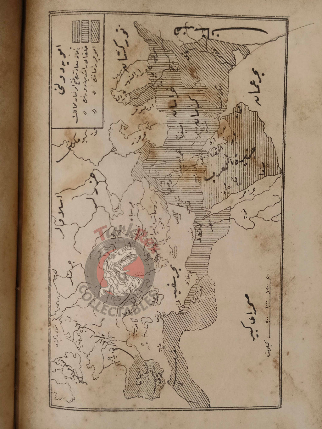 Ottoman 1924 New General History  Book with many Maps Ali Reşad Empire + Botany Plants