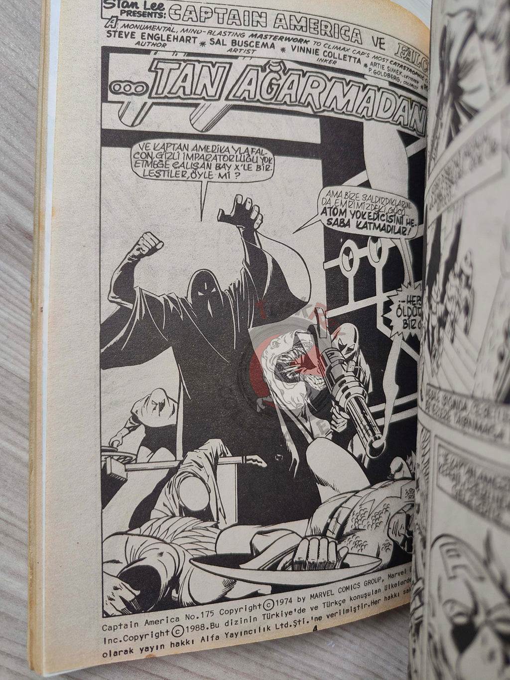 Captain America – Volume 3 1989 Turkish Comic Turkey Thor