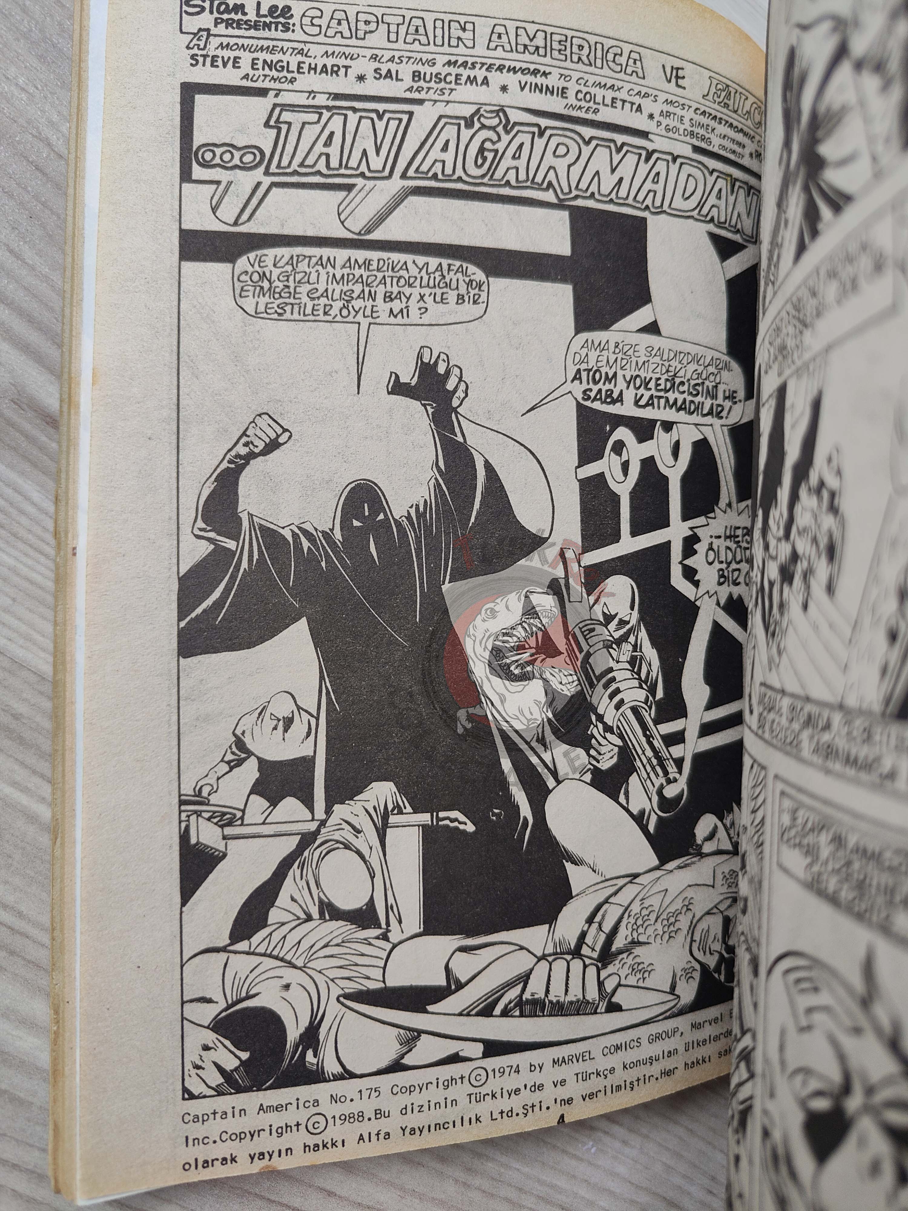Captain America – Volume 3 1989 Turkish Comic Turkey Thor
