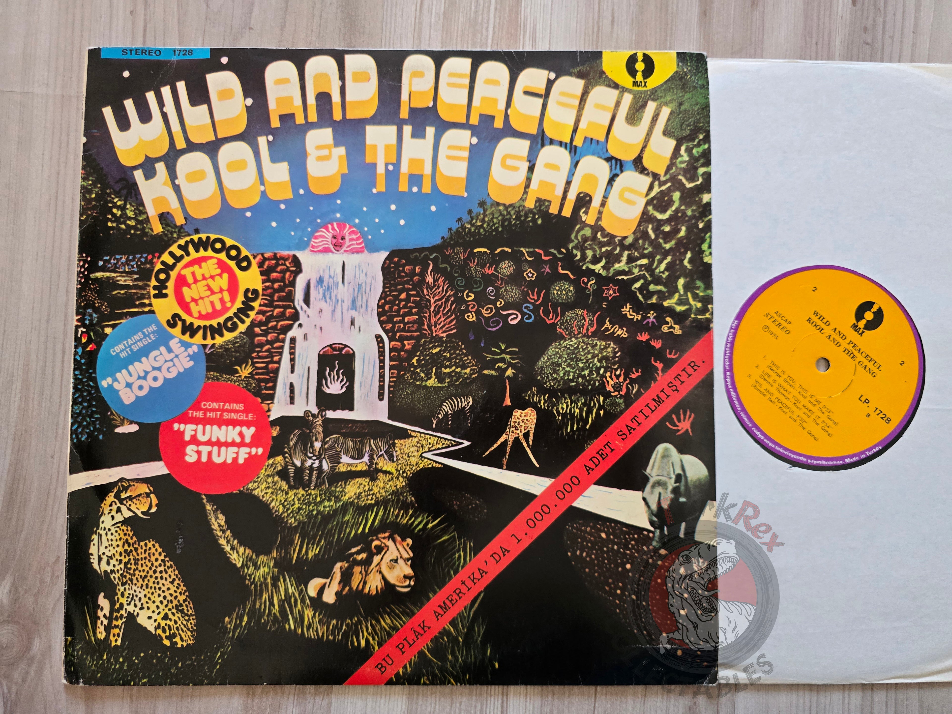 Kool & The Gang – Wild And Peaceful Turkish Pressing Vinyl Turkey Edition