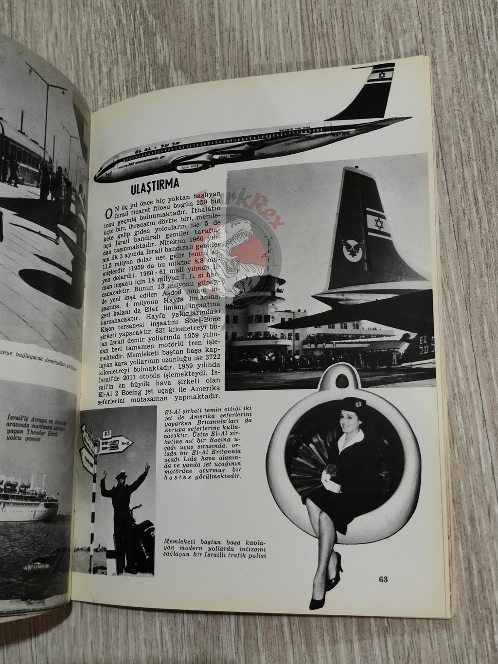 Israel 13th Anniversary 1961 Israeli Embassy Propaganda Turkish Book Turkey Middle East