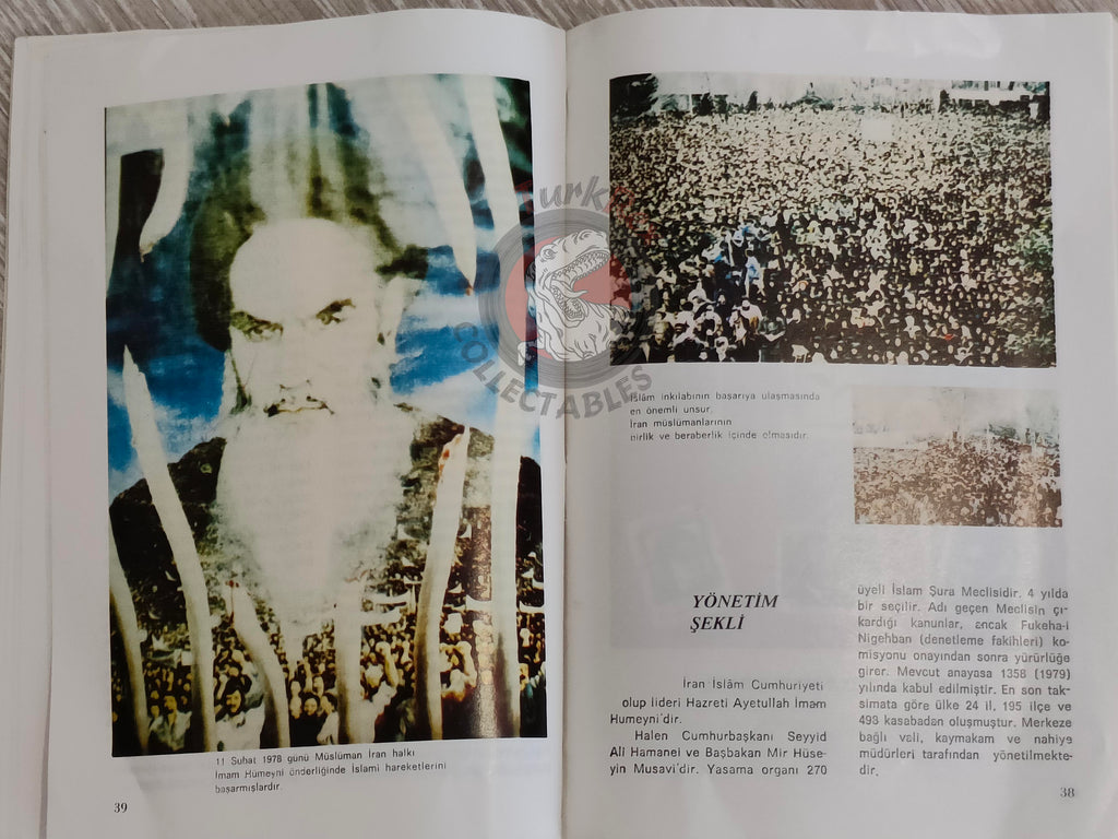 Introducing the Islamic Republic of Iran 1980s Turkish Book Propaganda Persia Ruhollah Khomeini