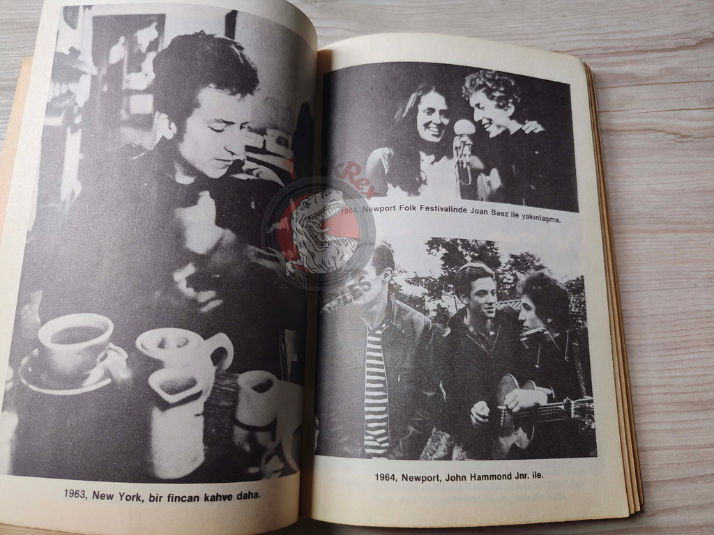 Bob Dylan Biography Book 1985 1st by Turkish Writer Book Turkey