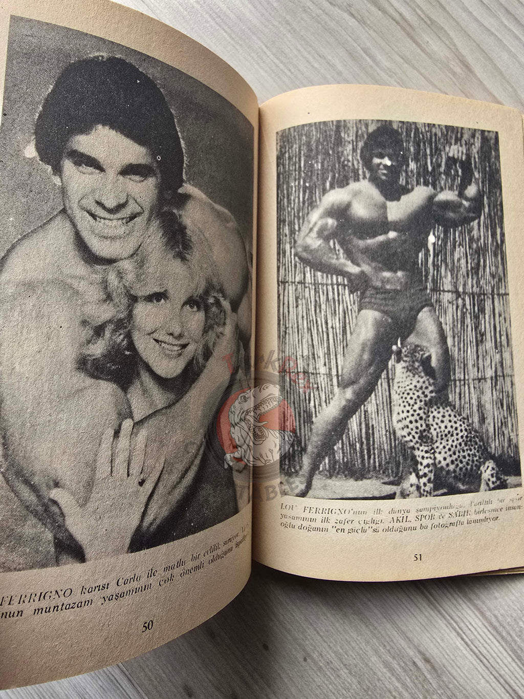 Bodybuilding Technics 1989 Turkish Book Turkey Lou Ferrigno Joe Bucci