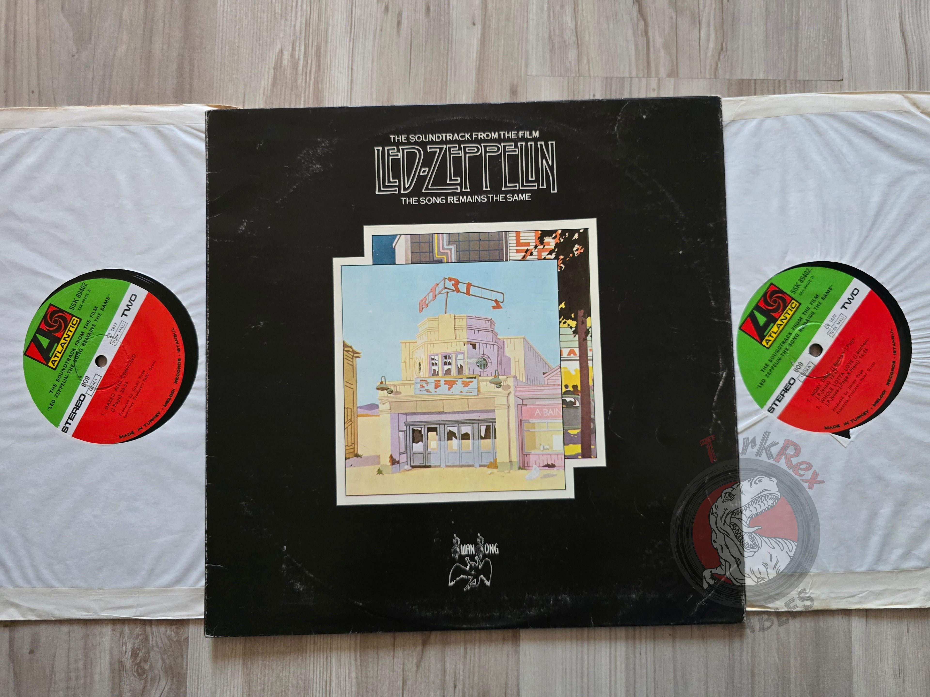 Led Zeppelin – The Soundtrack From The Film The Song Remains The Same Turkish Pressing Vinyl Turkey Edition