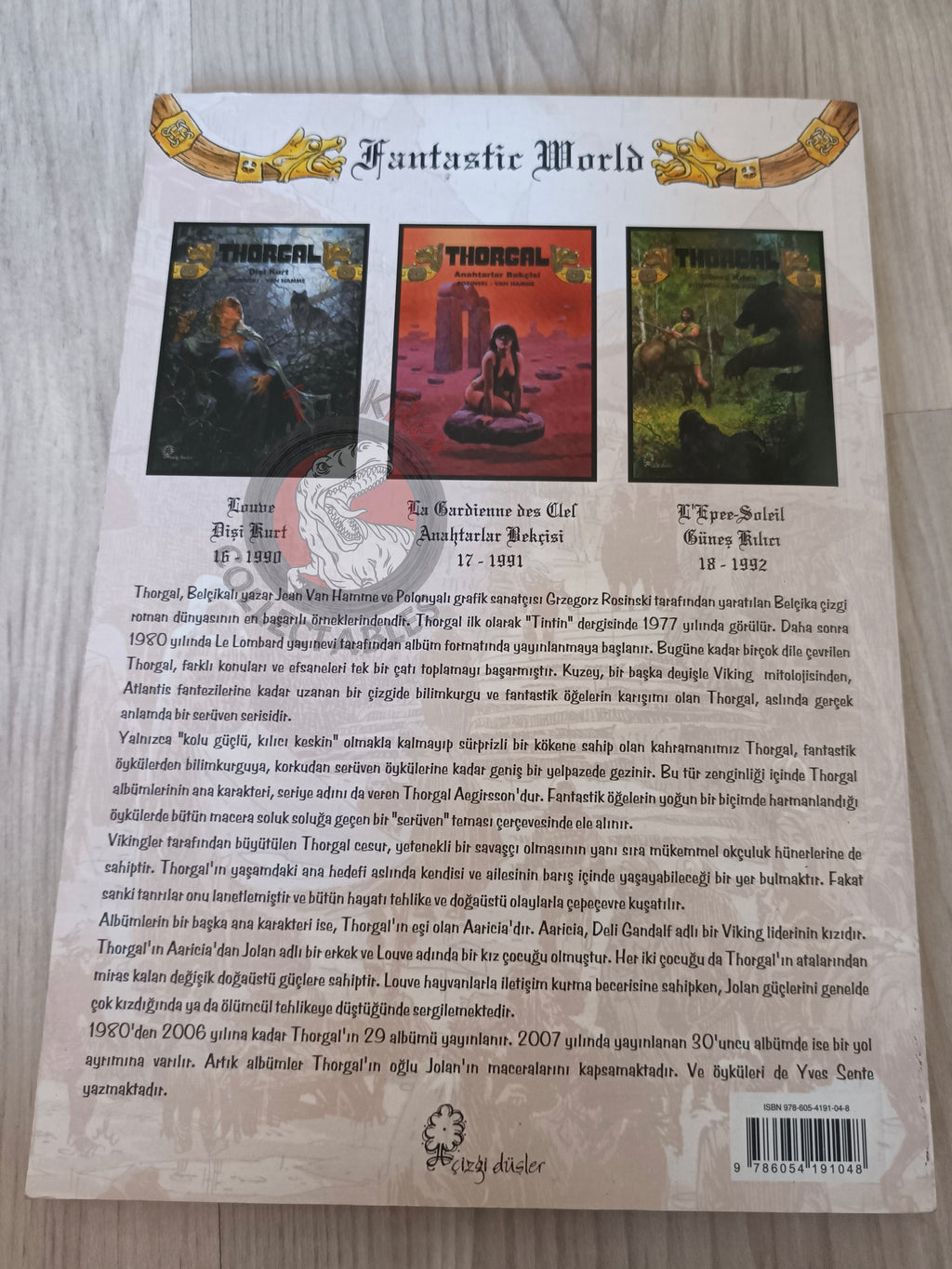 Thorgal Vol #4 La Gardienne des clés Turkish Comic Turkey #16 #17 #18