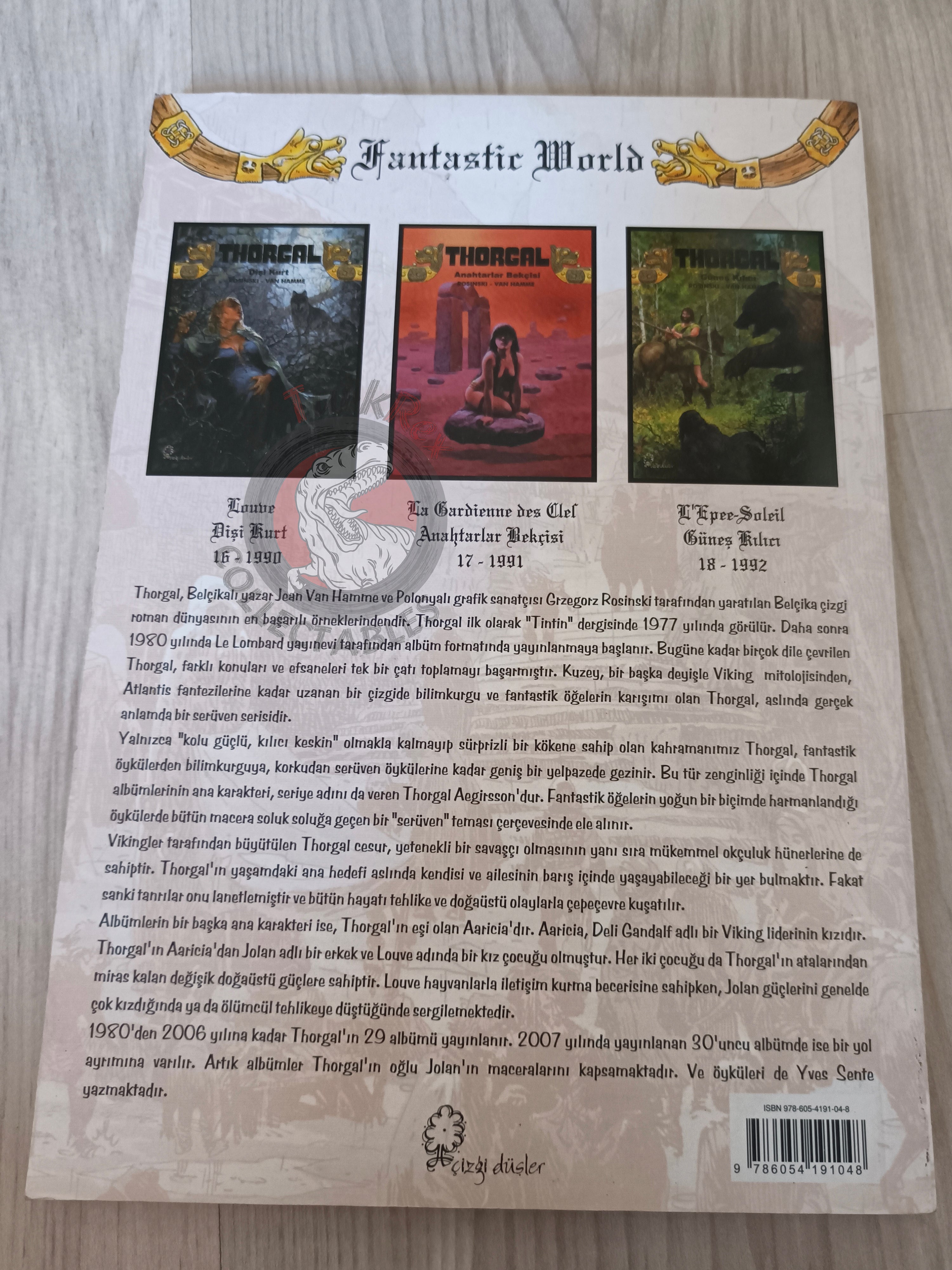 Thorgal Vol #4 La Gardienne des clés Turkish Comic Turkey #16 #17 #18