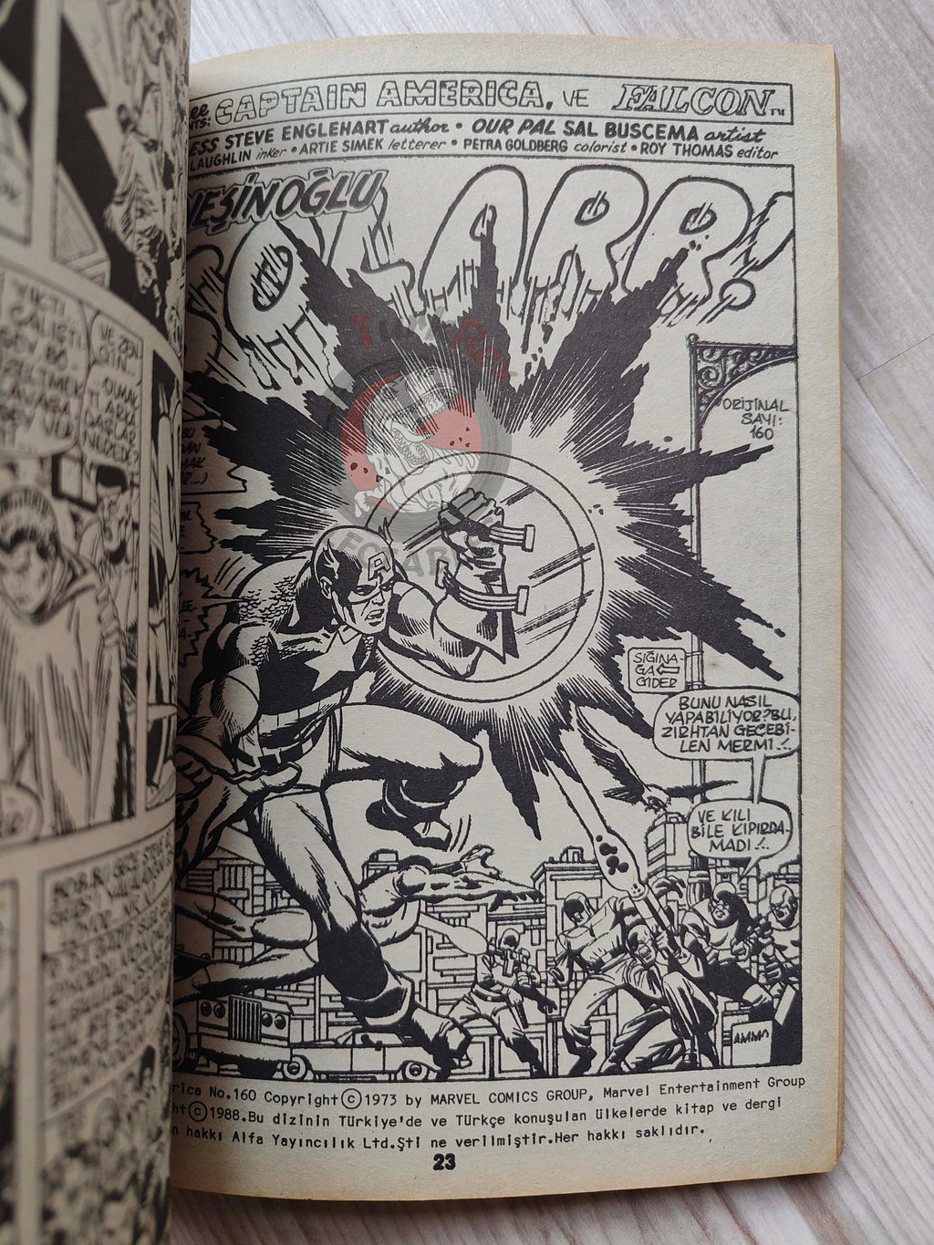 Captain America – Volume 1 1989 Turkish Comic Turkey