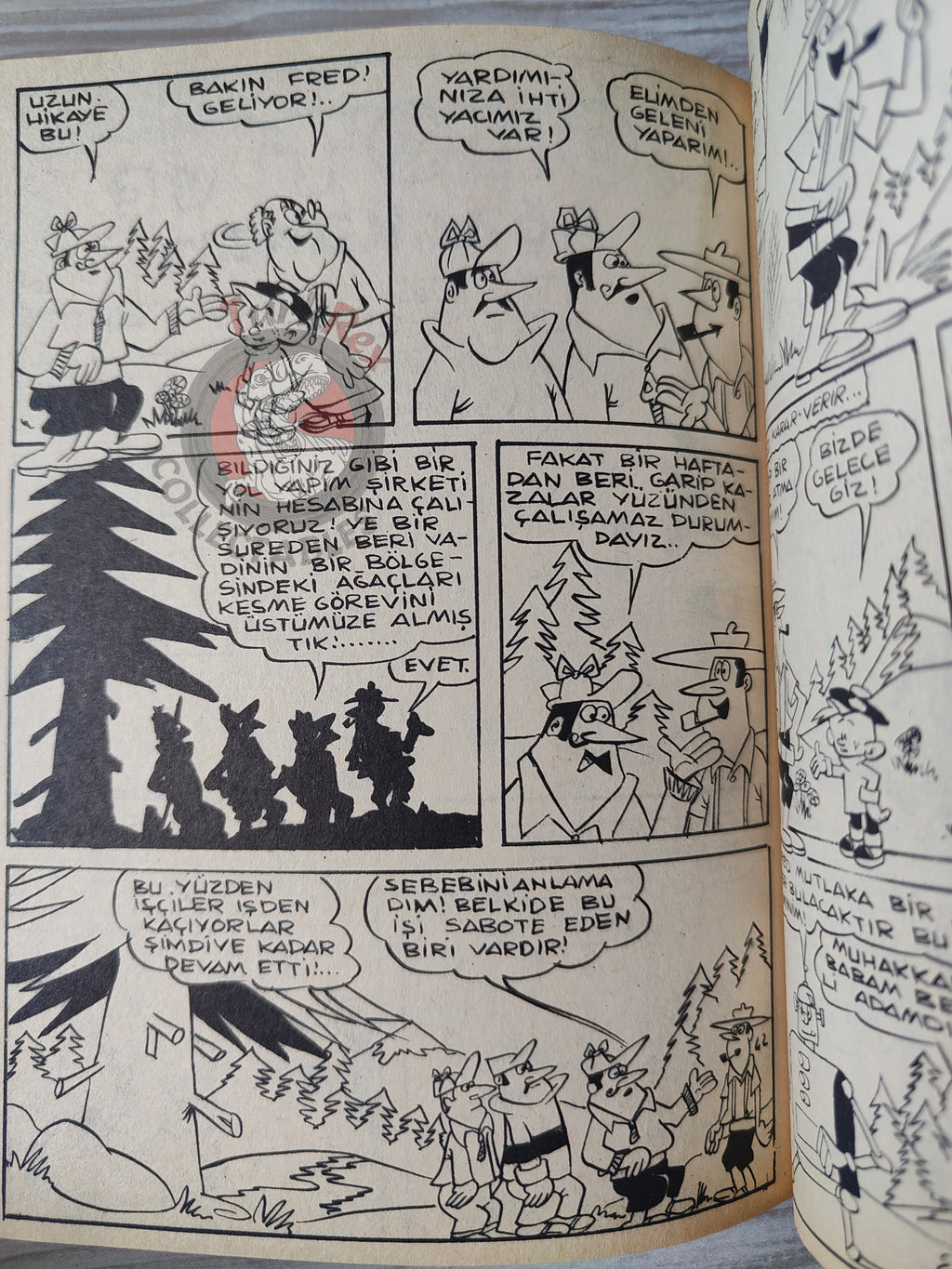 Lucky Luke #8 Contre Joss Jamon 1972 Turkish Comic Turkey Le Vieux Nick Boule et Bill