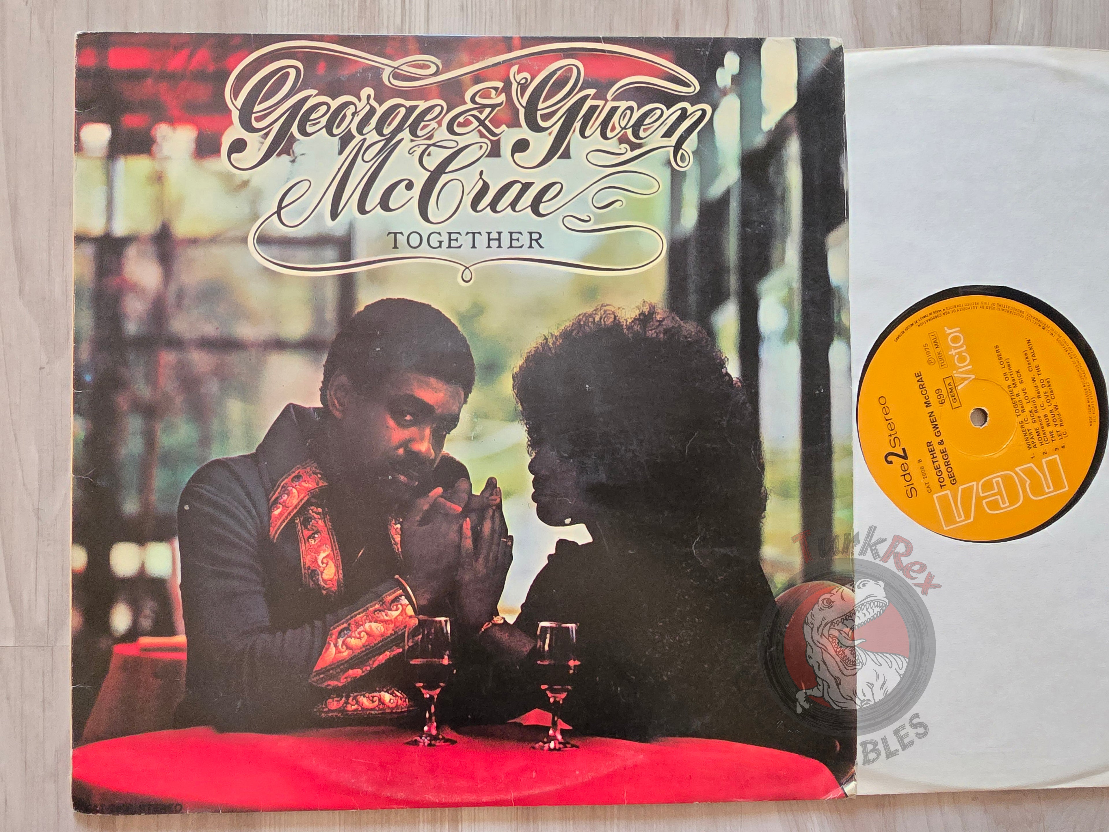 George & Gwen McCrae – Together Turkish Pressing Vinyl Turkey Edition