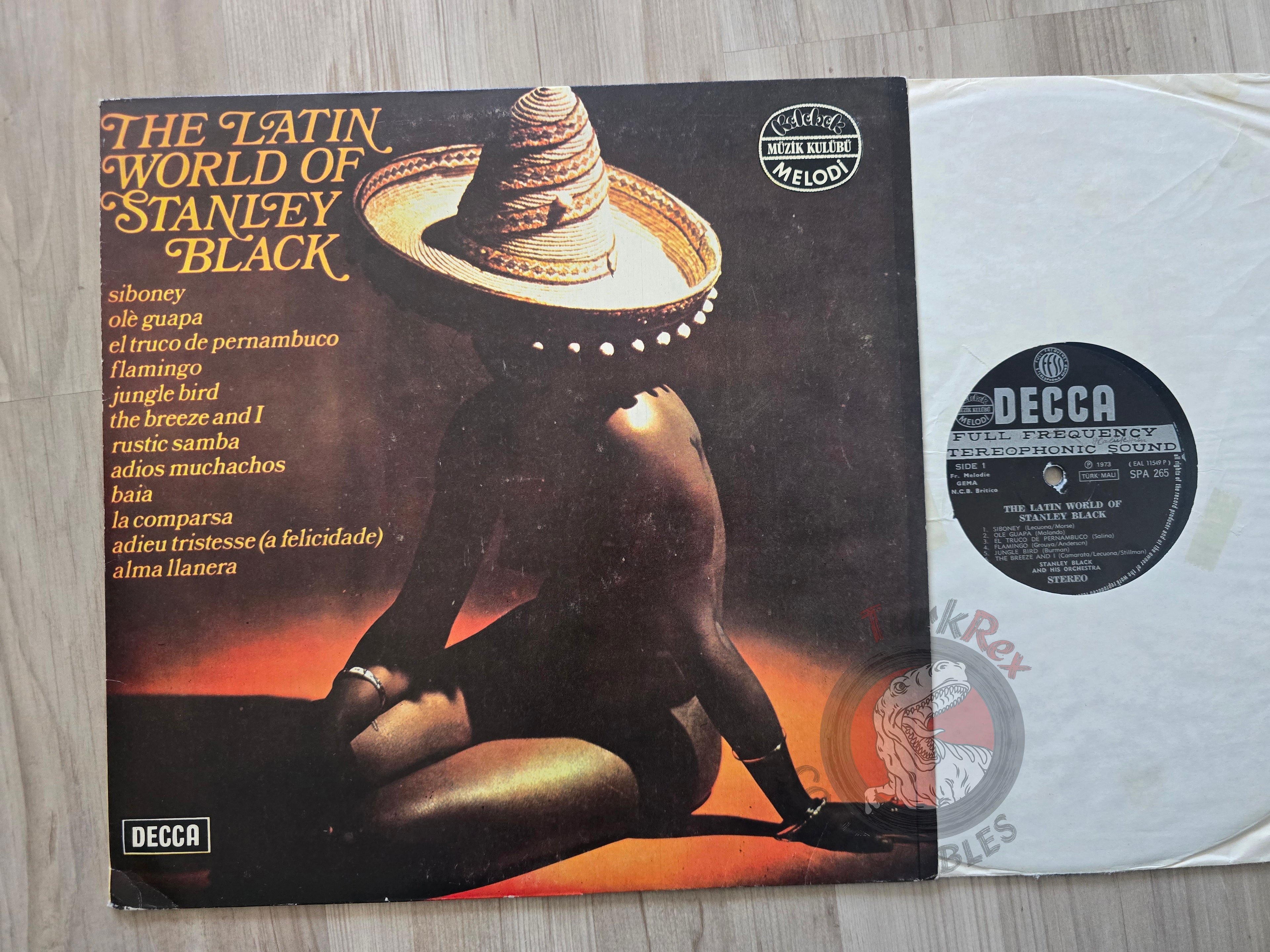 Stanley Black – The Latin World Of Stanley Black Turkish Pressing Vinyl Turkey Edition