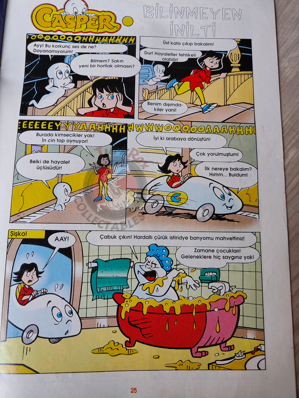 Casper the Friendly Ghost Magazine – Issue #27 1997 Turkish Comic Turkey