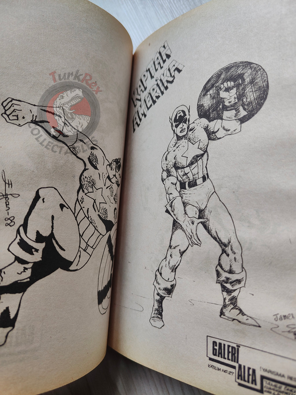 Captain America – Volume 4 1989 Turkish Comic Turkey Falcon