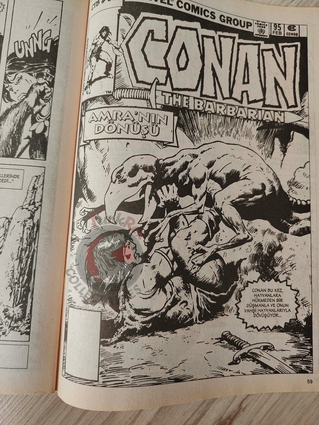 Conan The Barbarian #10 2001 Turkish Comic Turkey #92 #93 #94 #95