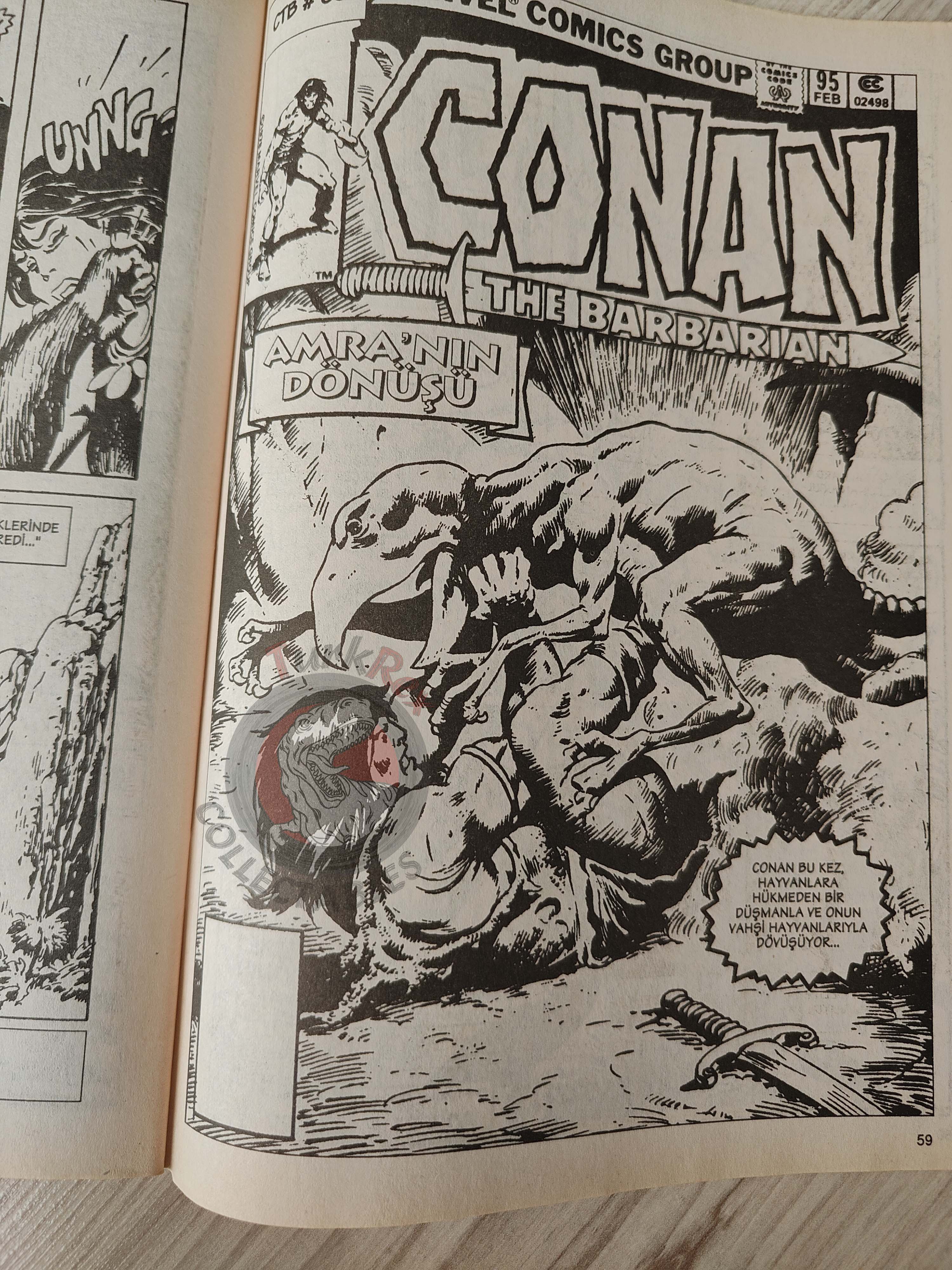 Conan The Barbarian #10 2001 Turkish Comic Turkey #92 #93 #94 #95