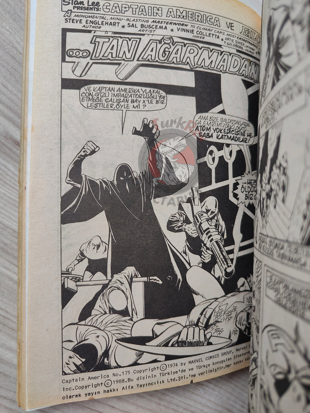 Captain America – Volume 3 1989 Turkish Comic Turkey Thor