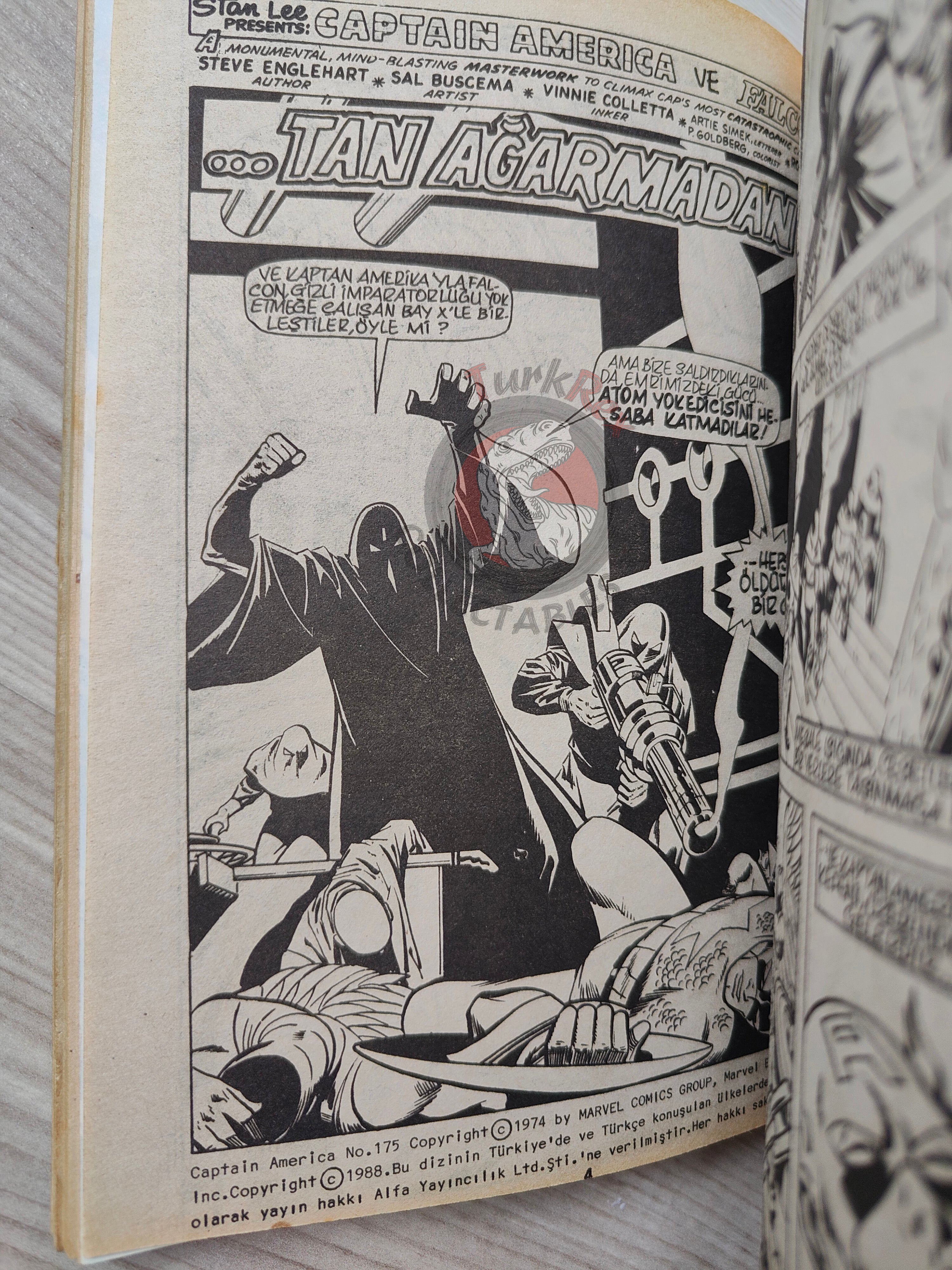 Captain America – Volume 3 1989 Turkish Comic Turkey Thor