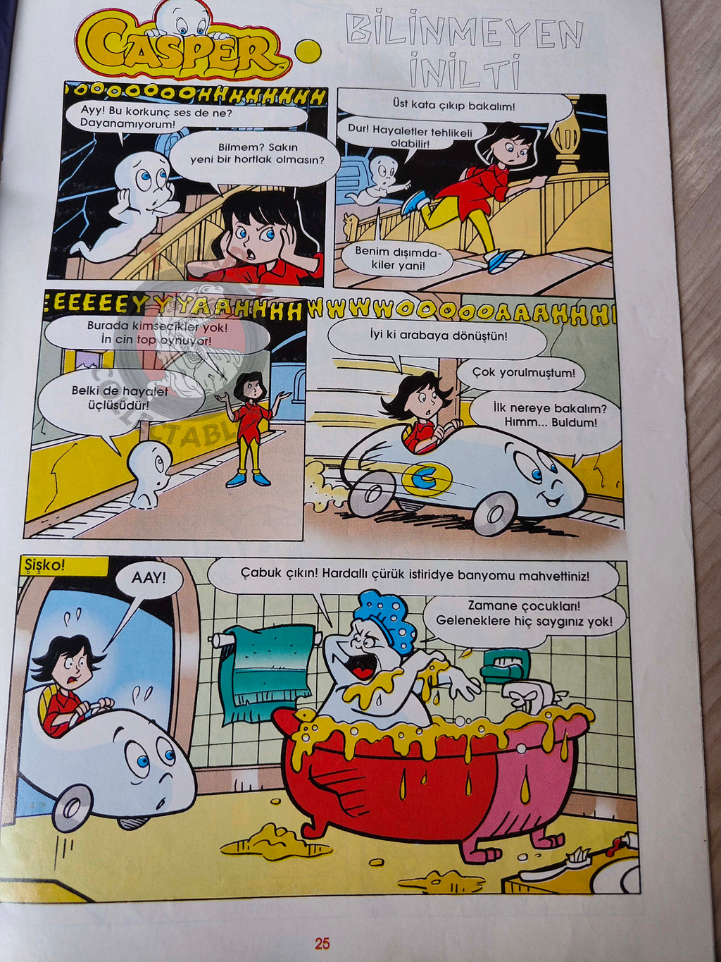 Casper the Friendly Ghost Magazine – Issue #27 1997 Turkish Comic Turkey