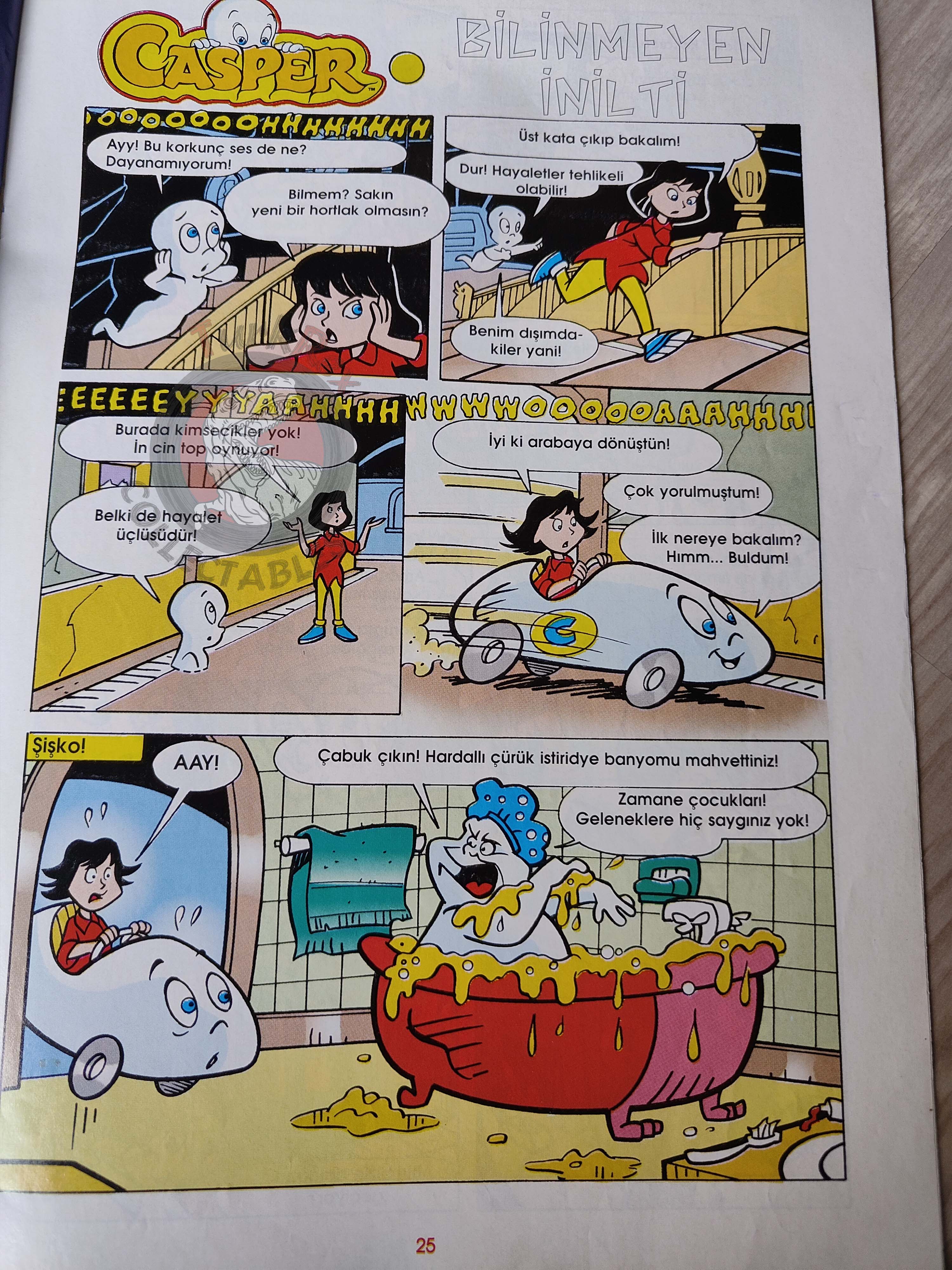 Casper the Friendly Ghost Magazine – Issue #27 1997 Turkish Comic Turkey