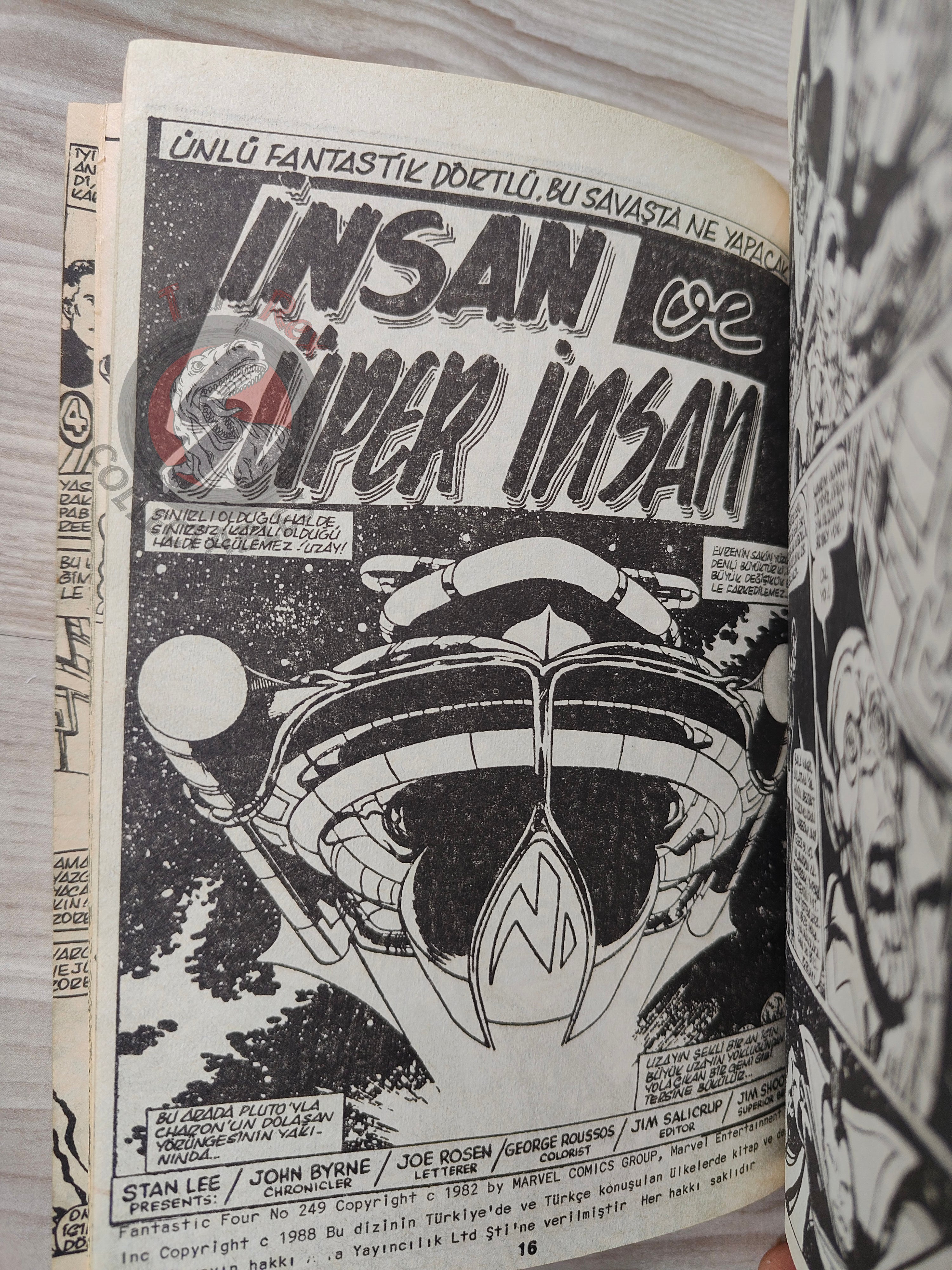 Fantastic Four Special Issue 1989 Turkish Comic Turkey #245 - #258