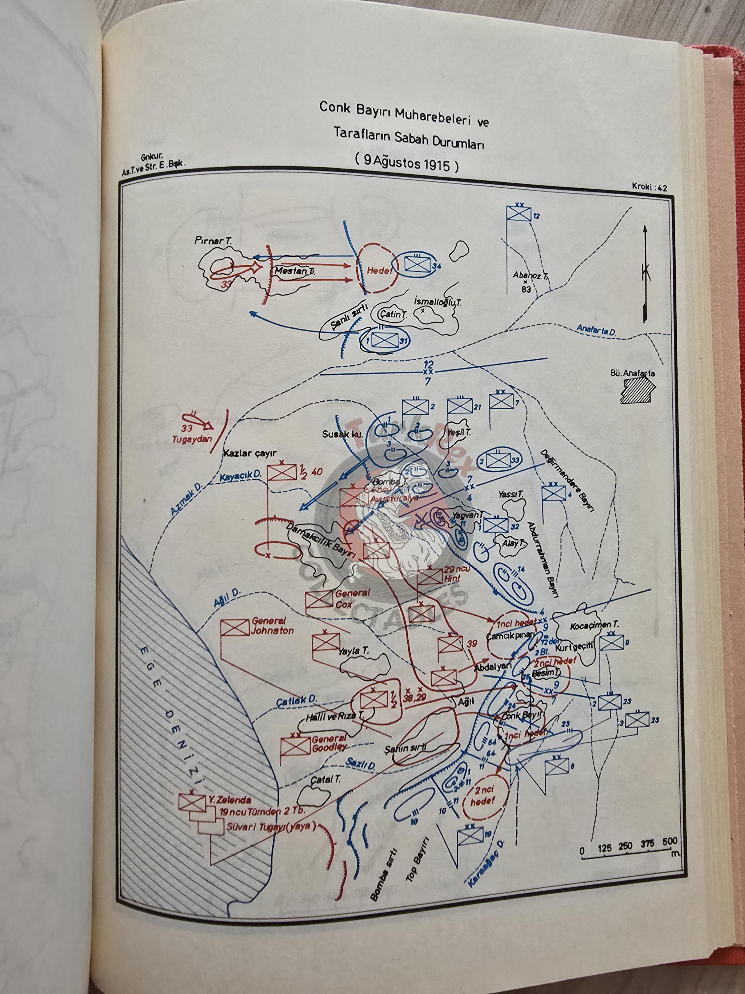 WW1 Gallipoli Campaign Operations 1980 Turkish Book Military Ottoman Empire Maps