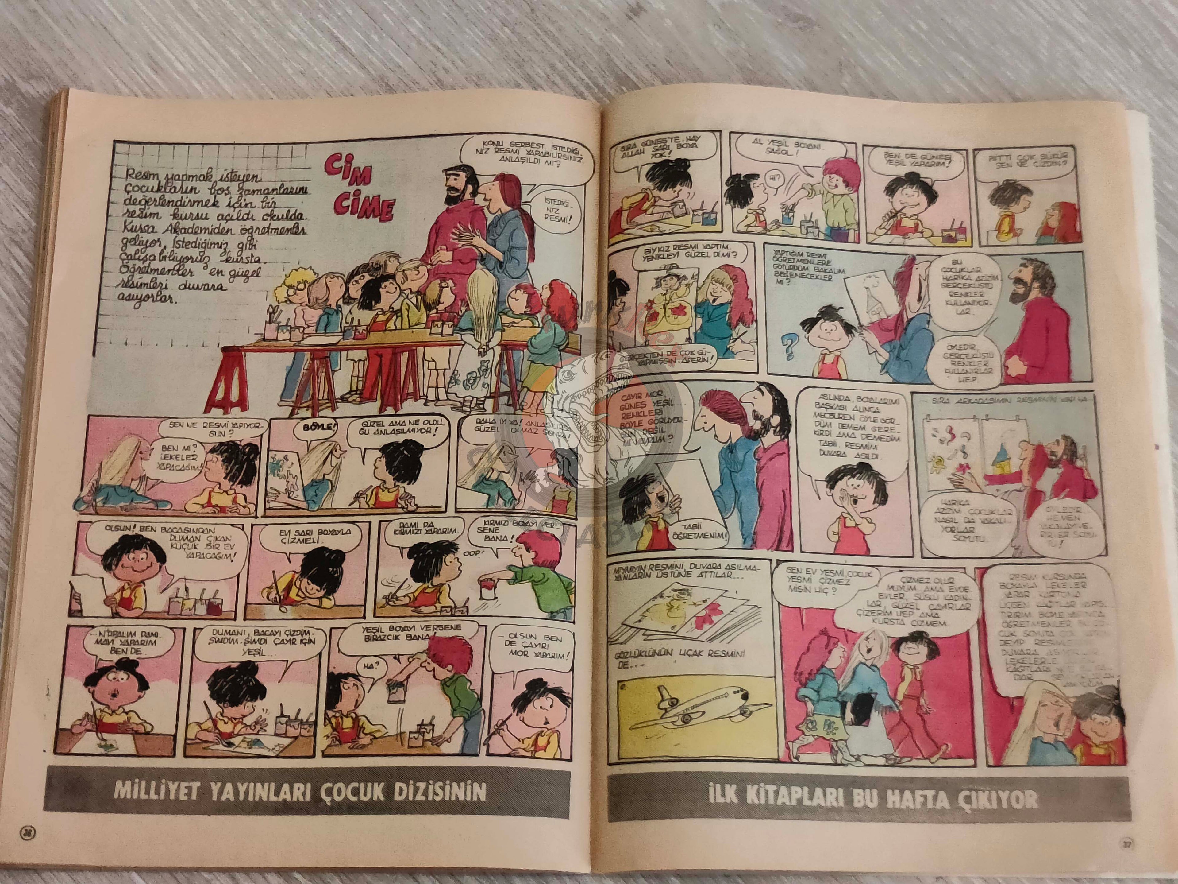 Milliyet Çocuk #18 1982 Turkish Comic Turkey The Famous Five Bernard Prince Tarzan Stefi