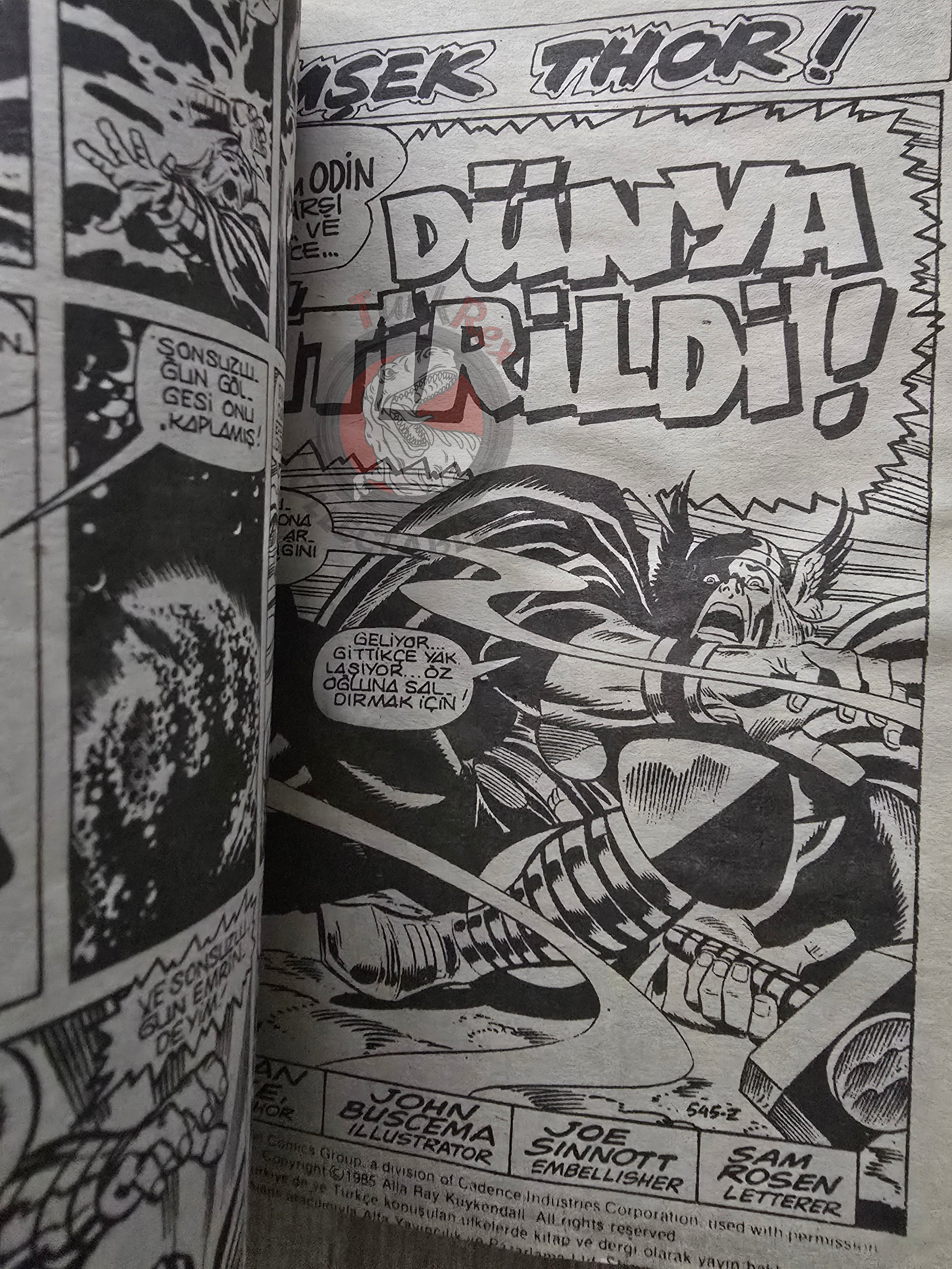 Thor Vol #6 1987 Turkish Comic Turkey The Mighty Thor #183–187 #217–219