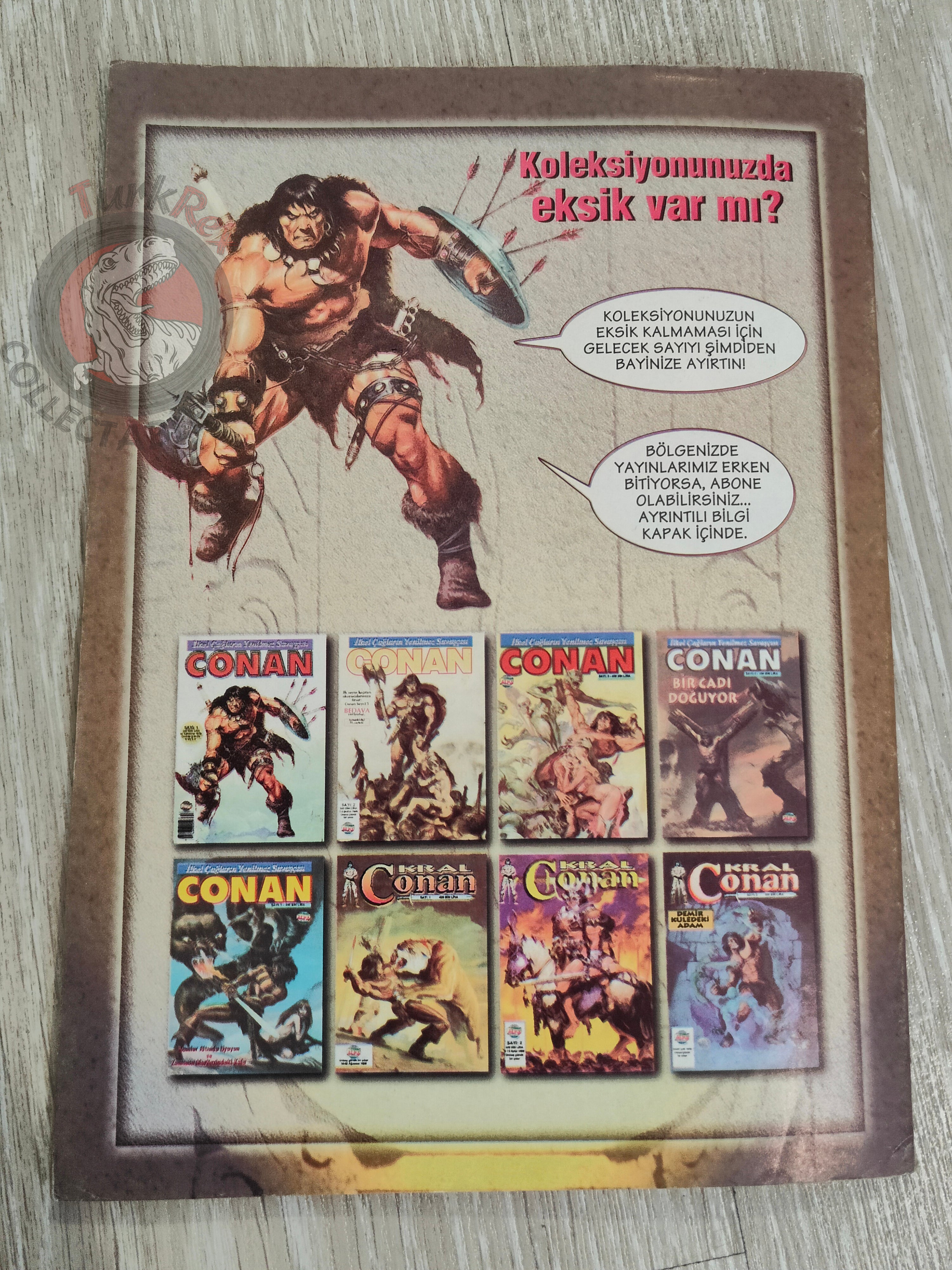 Conan #5 The Savage Sword of Conan #7 Turkish Comic Turkey