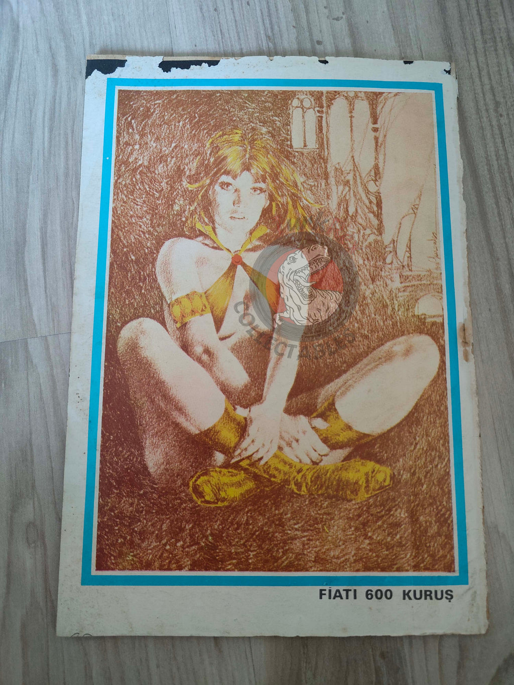 Korku January 1977 Turkish Comic Turkey Boris Vallejo Warren Creepy Eerie Solomon Kane