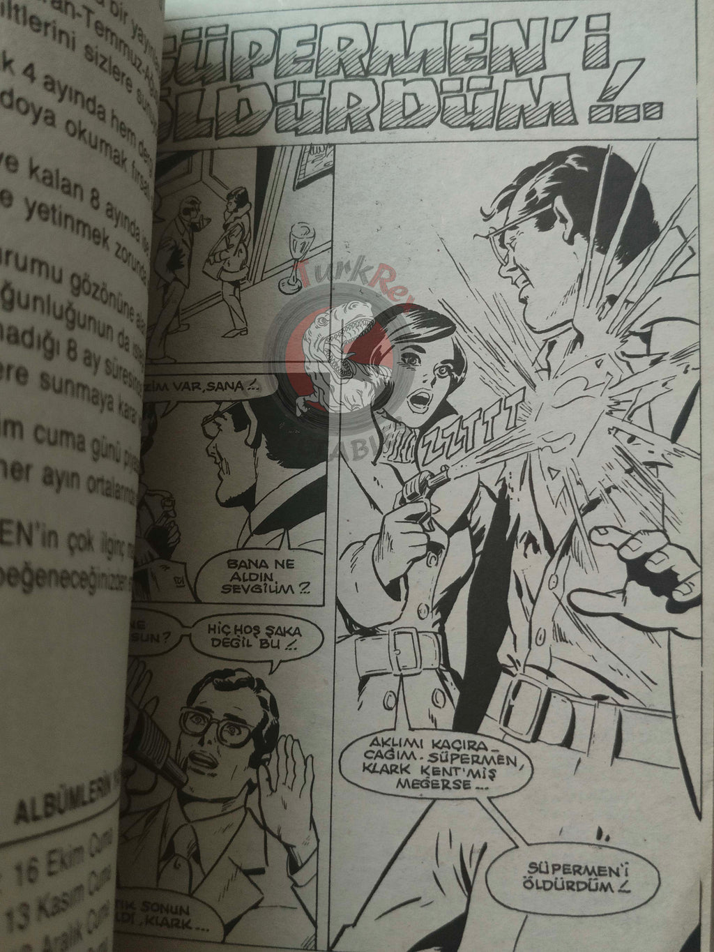 Superman Vol #35 1992 Turkish Comic Turkey #65 vs. Muhammad Ali Supergirl Batman