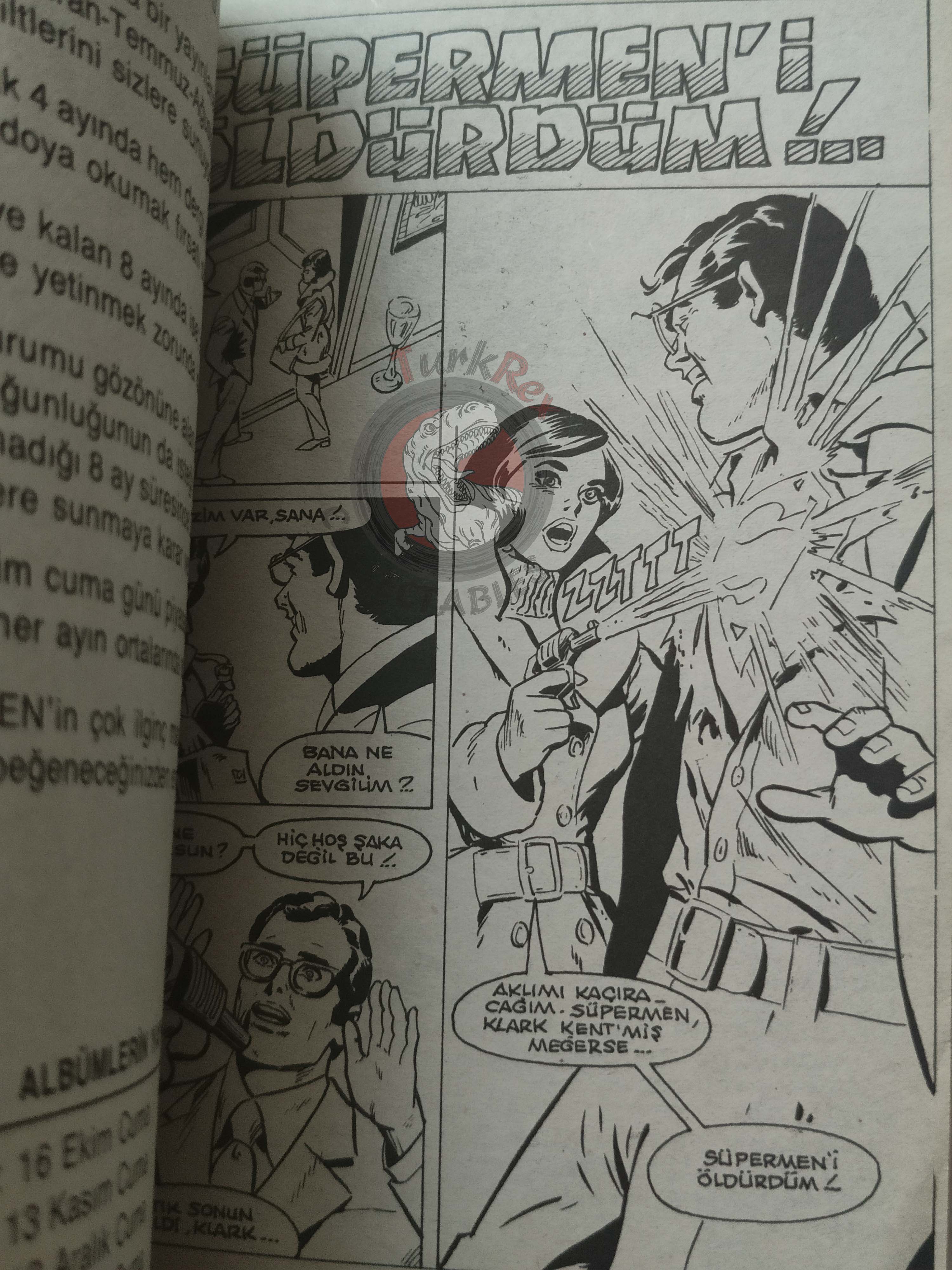 Superman Vol #35 1992 Turkish Comic Turkey #65 vs. Muhammad Ali Supergirl Batman