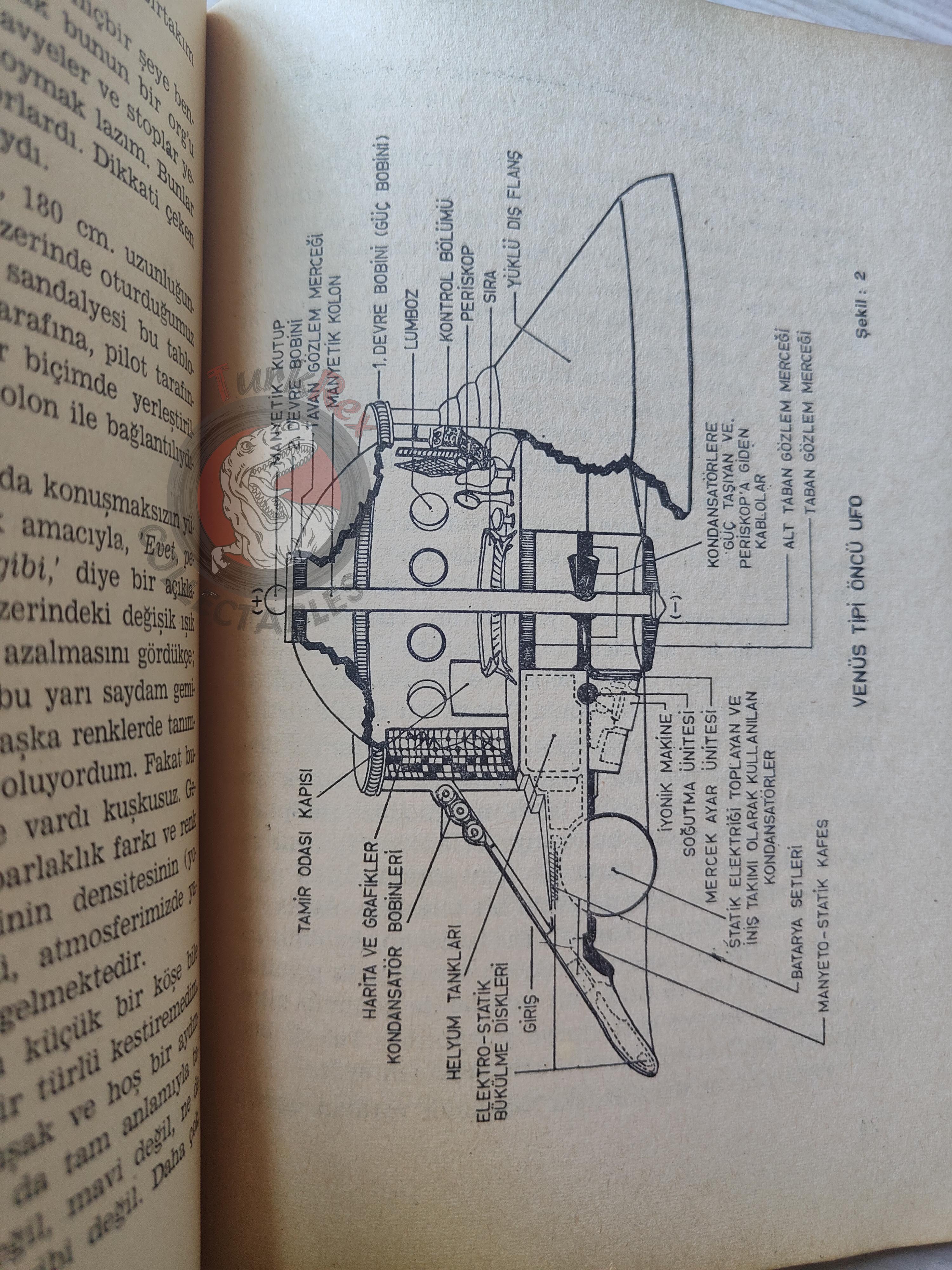 UFO General Structures 1978 Turkish Book Turkey Parapsychology