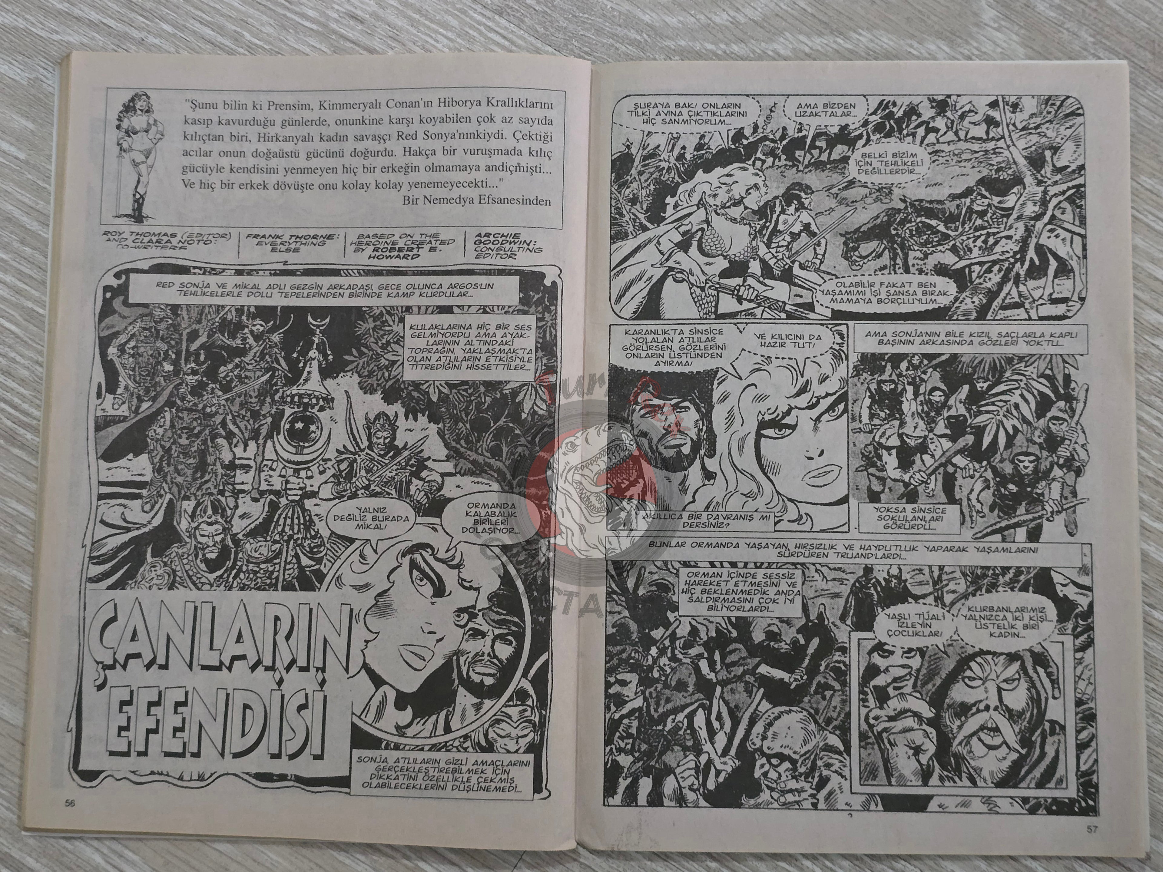 Red Sonja #6 2000 Turkish Comic Turkey vol 1 #2 #3 #4 #5