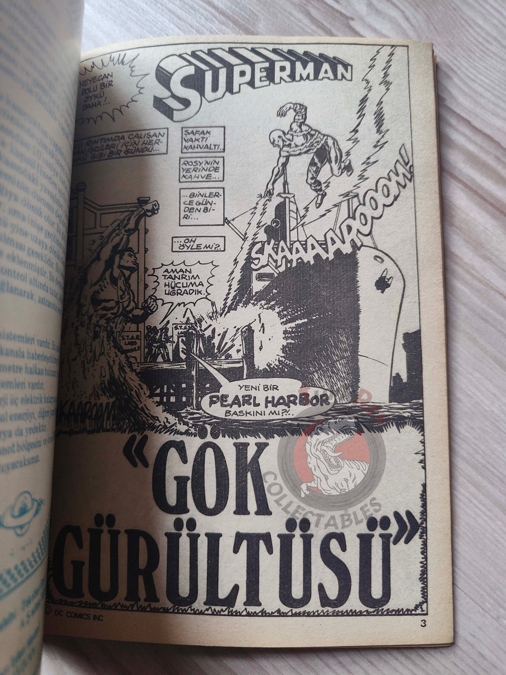 Superman Vol #4 1980s Turkish Comic Turkey #301 #302 #303 #328 Family #192 #193