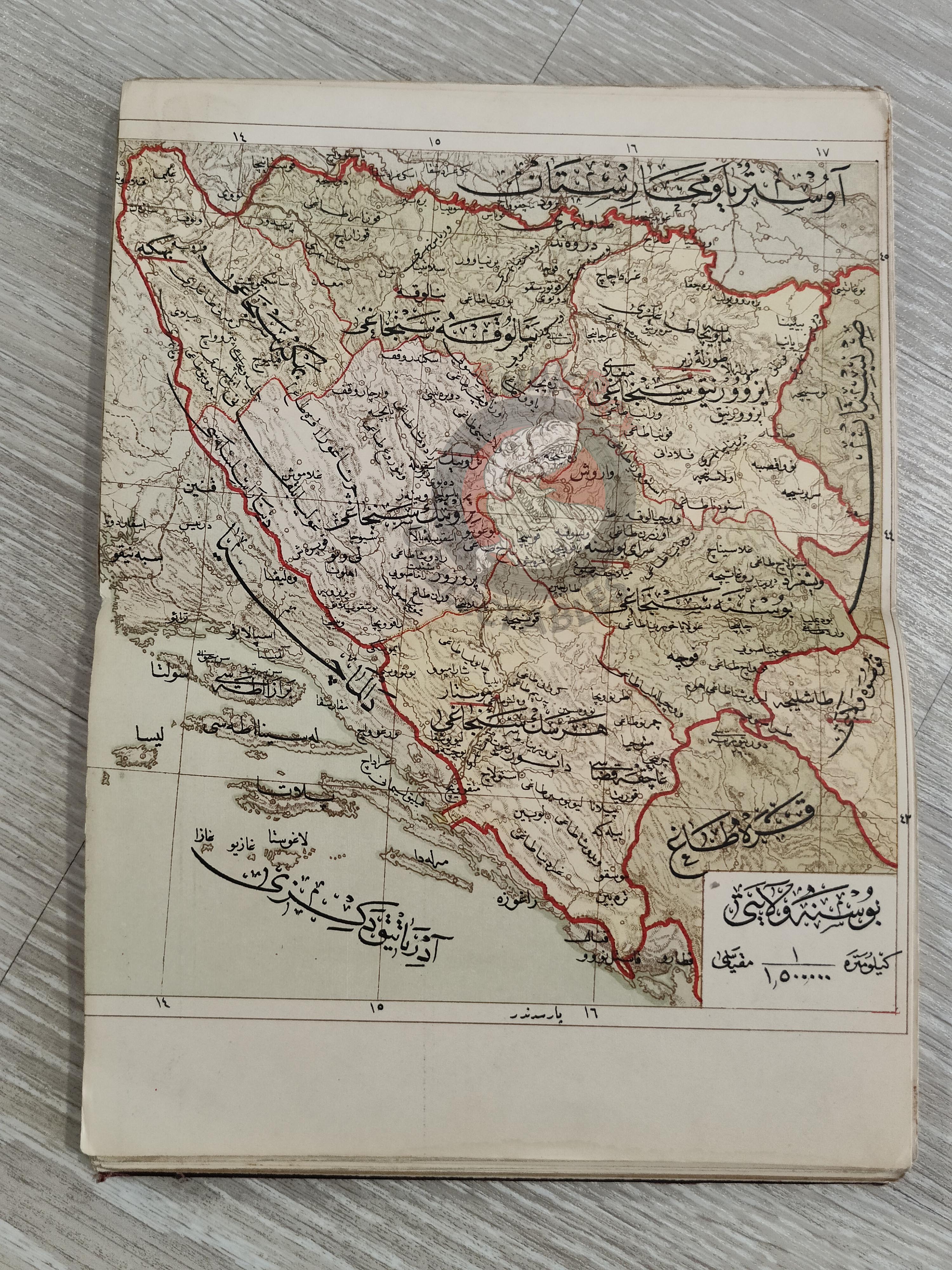 Memâlik-i Mahrûse-i Şâhâneye Mahsus Mükemmel ve Mufassal Atlas 1909 Rare Ottoman by Mehmed Eşref
