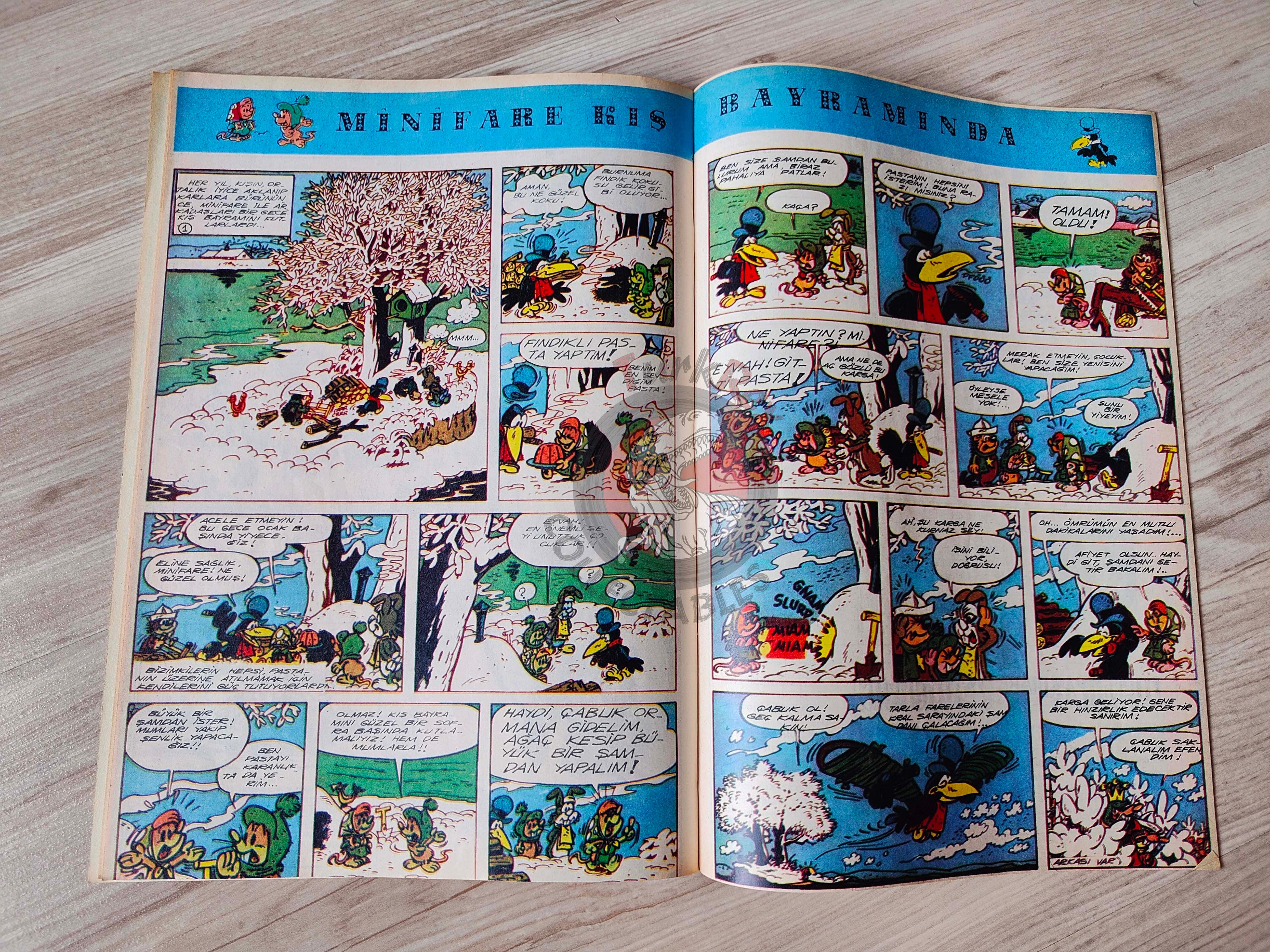 Doğan Kardeş 1971 Magazine #7 Turkish Comic Turkey Suske en Wiske Sibylline Tarzan