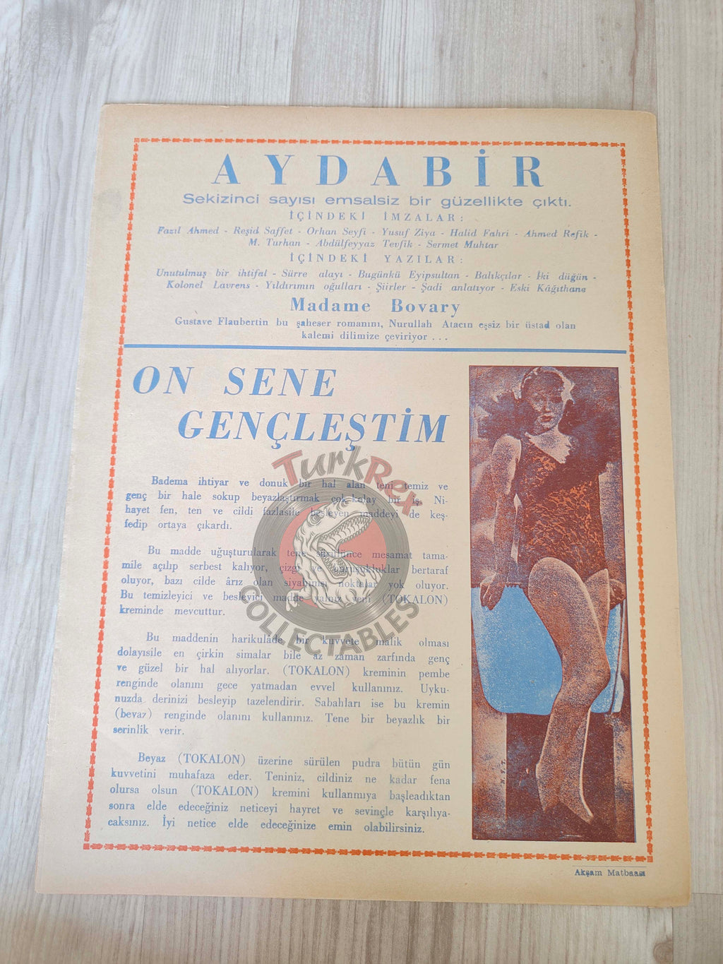 Akbaba 1936 Humor Magazine Turkish Turkey Germany War Hitler WW2 era Bayer Nivea