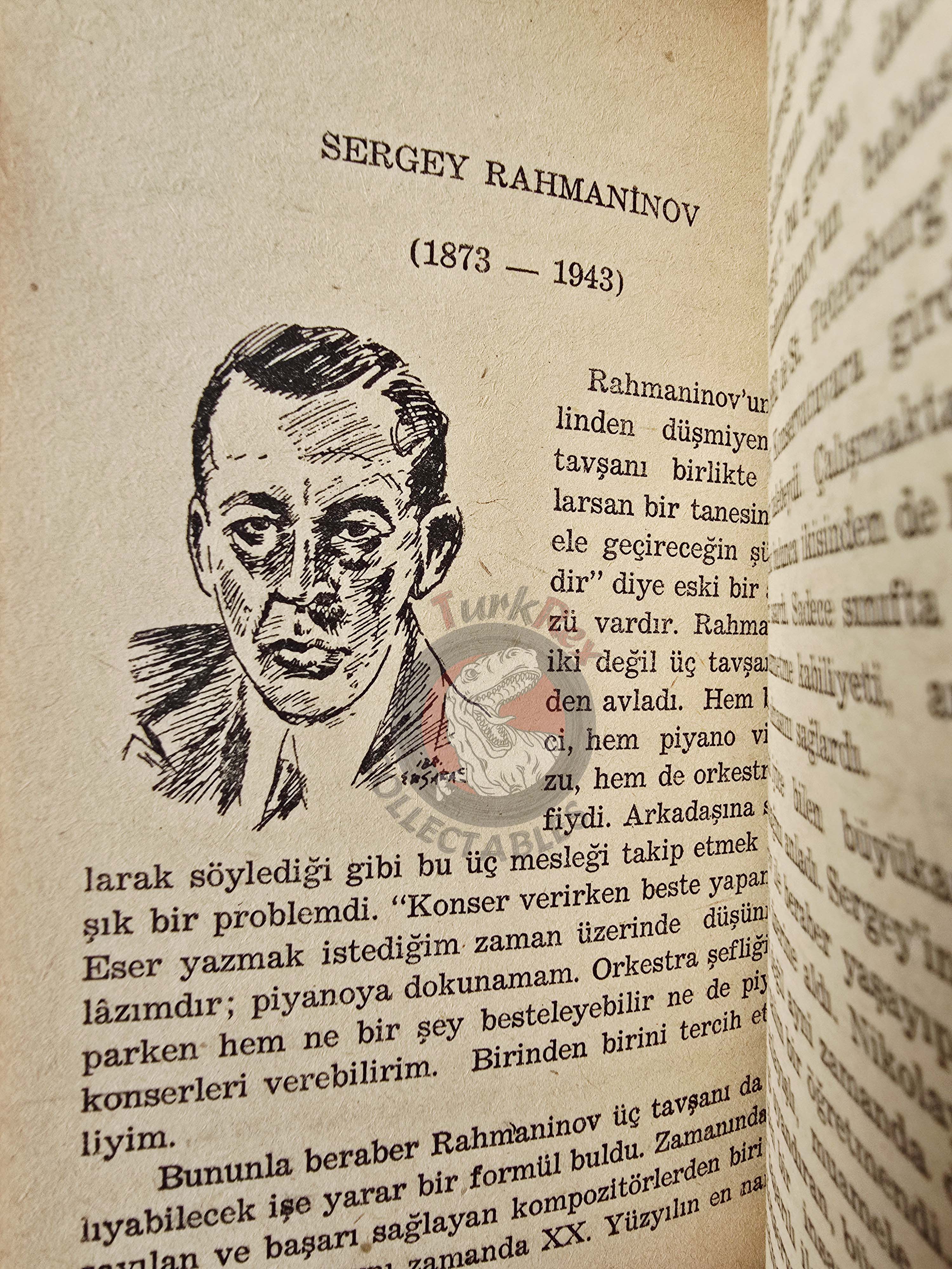 Great Composers 1959 1st by Turkish Writer Book Turkey Classical Music Bach Haydn