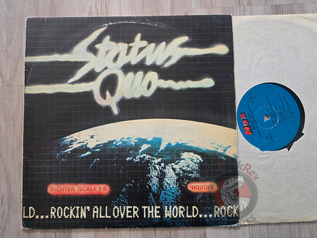 Status Quo – Rockin' All Over The World Turkish Pressing Vinyl Turkey Edition