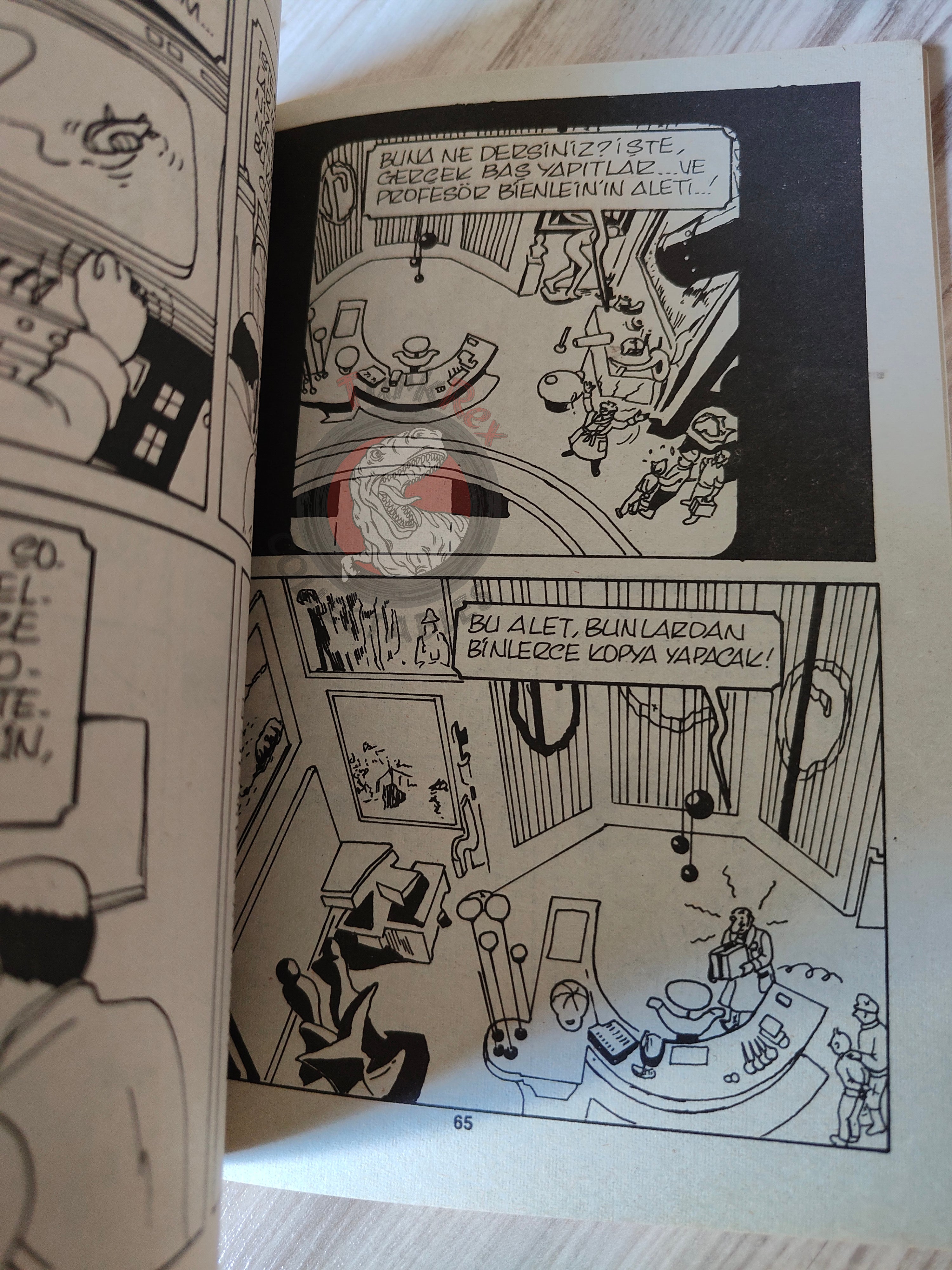 Tintin – Tintin and the Lake of Sharks mid 1980s Turkish Edition Comic Turkey 1