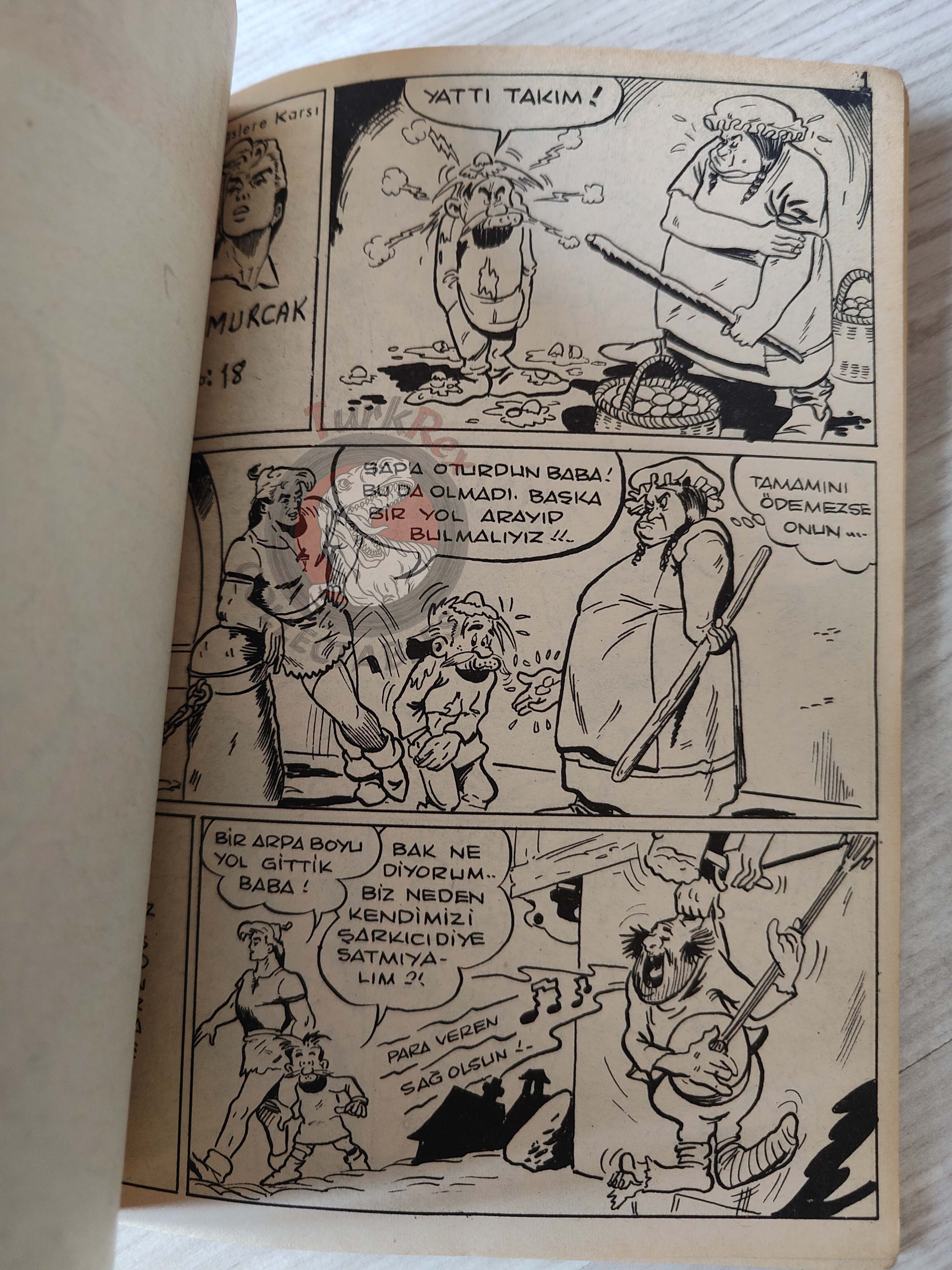 Belloy - Chevalier sans armure 1970 Turkish Comic Turkey Uderzo Yumurcak Mag #6